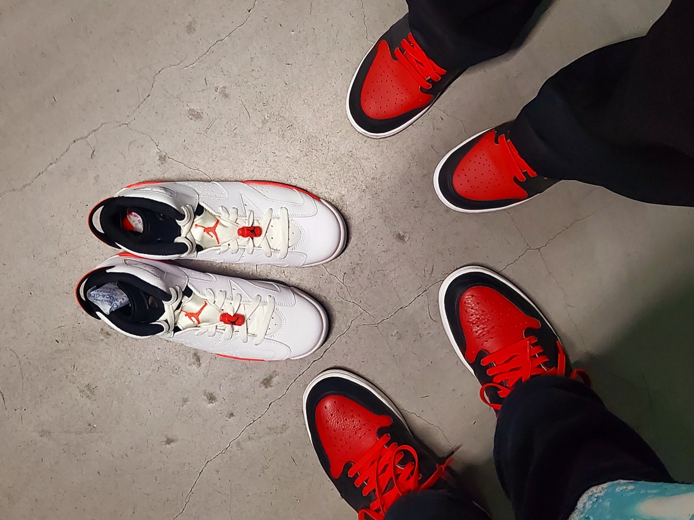 Jordan 1 Retro High OG Bred Banned 2016, (GS) Jordan 1 Retro High OG Bred Banned 2016 착용 스타일 - 1