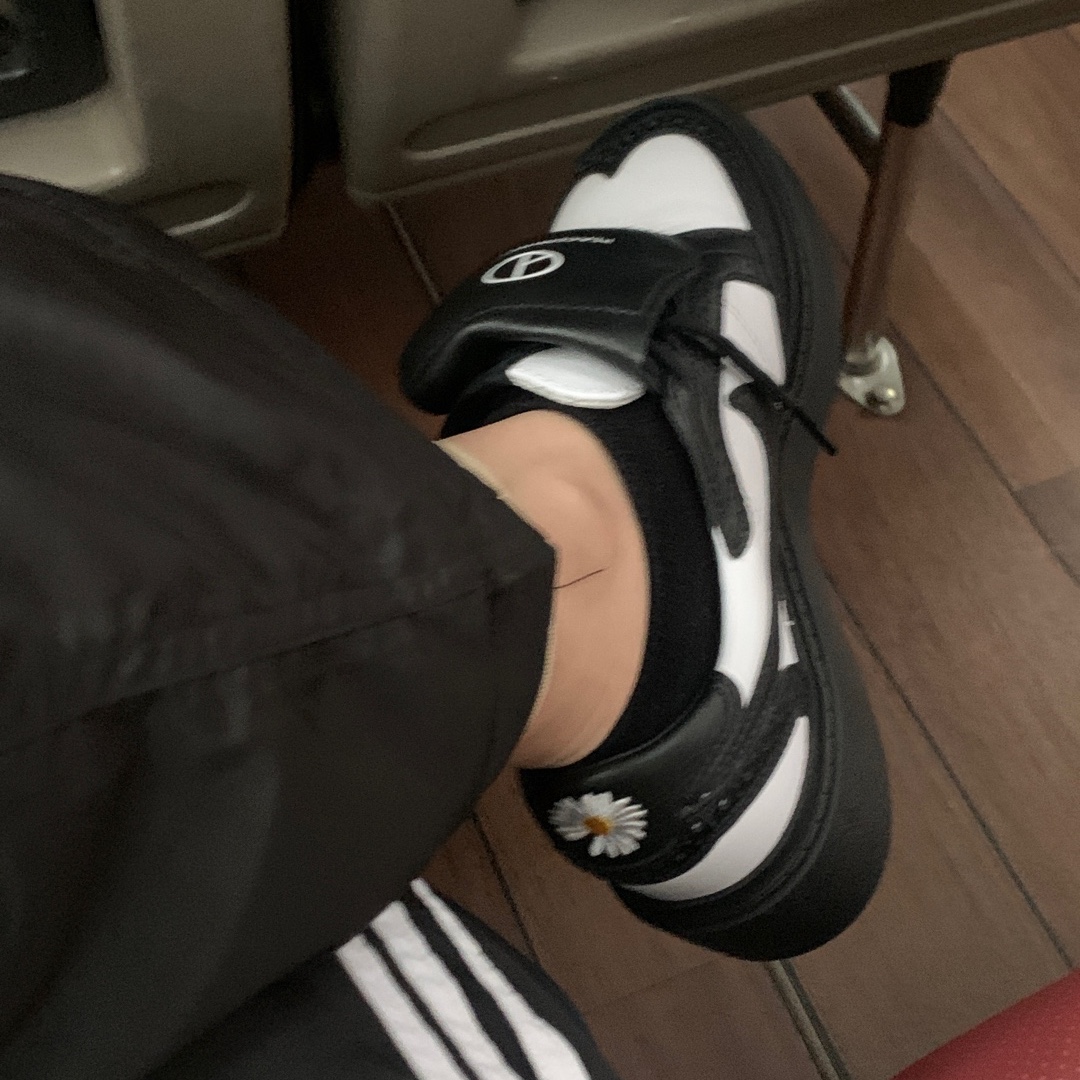 Nike x Peaceminusone Kwondo1 Black and White 착용 스타일 - 2