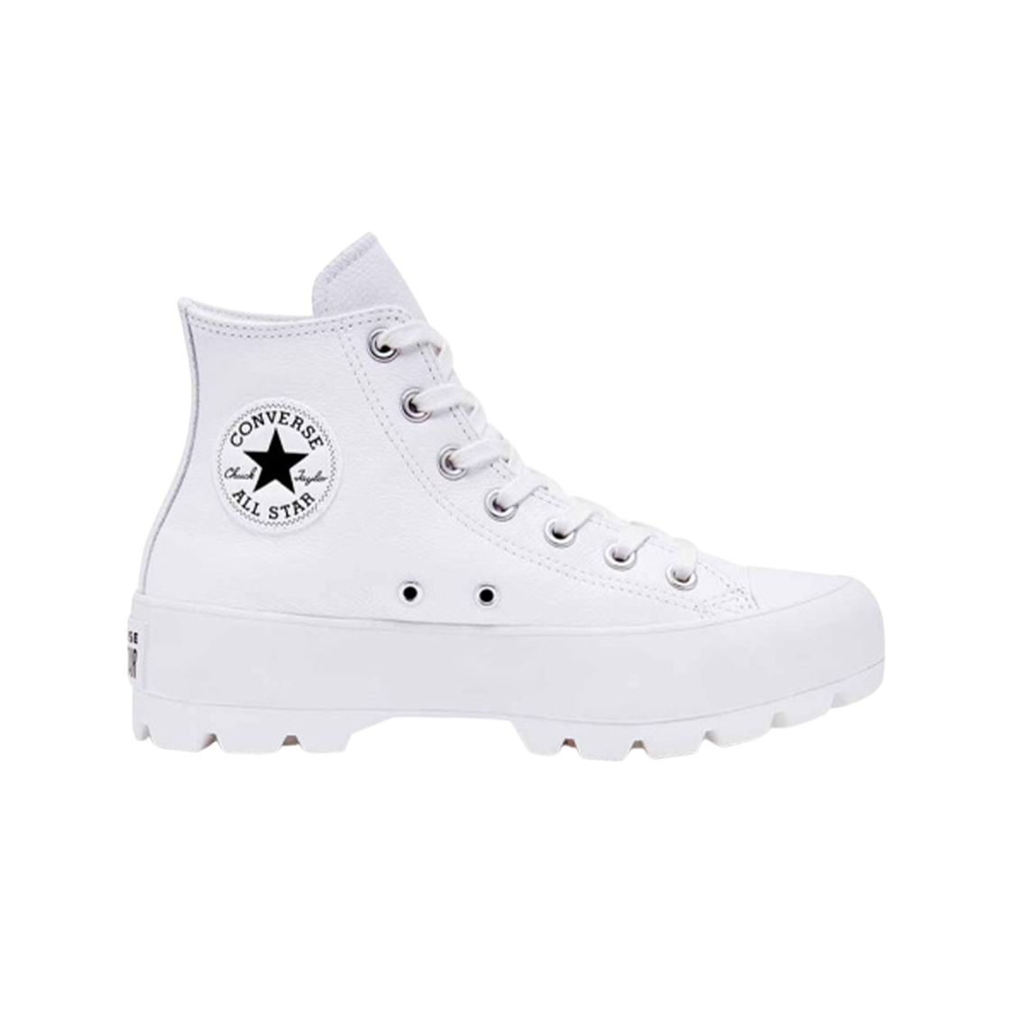 (W) 컨버스 척테일러 올스타 러기드 레더 화이트((W) Converse Chuck Taylor All Star Hi Lugged Leather White) - 1