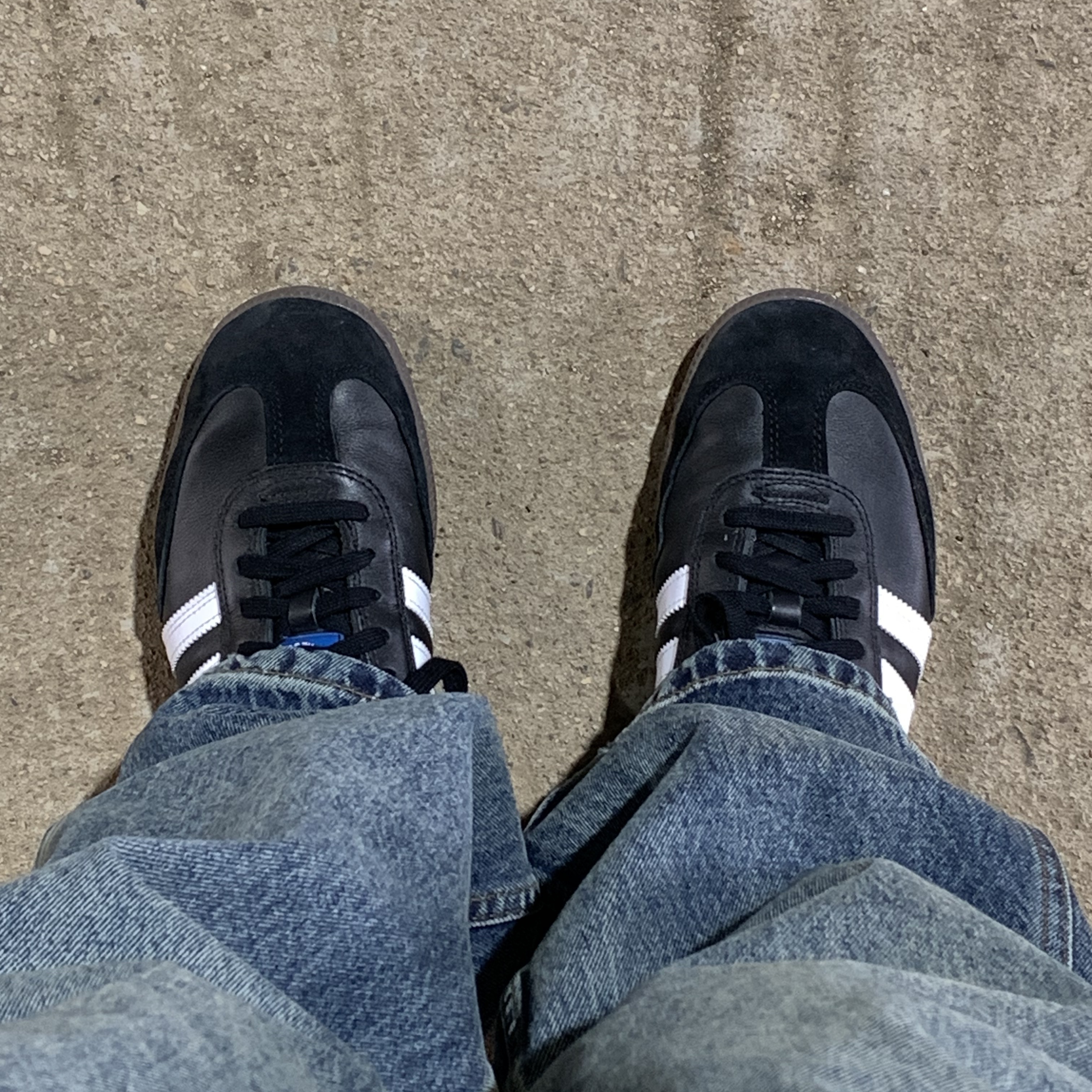 Adidas Samba ADV Black 착용 스타일 - 4