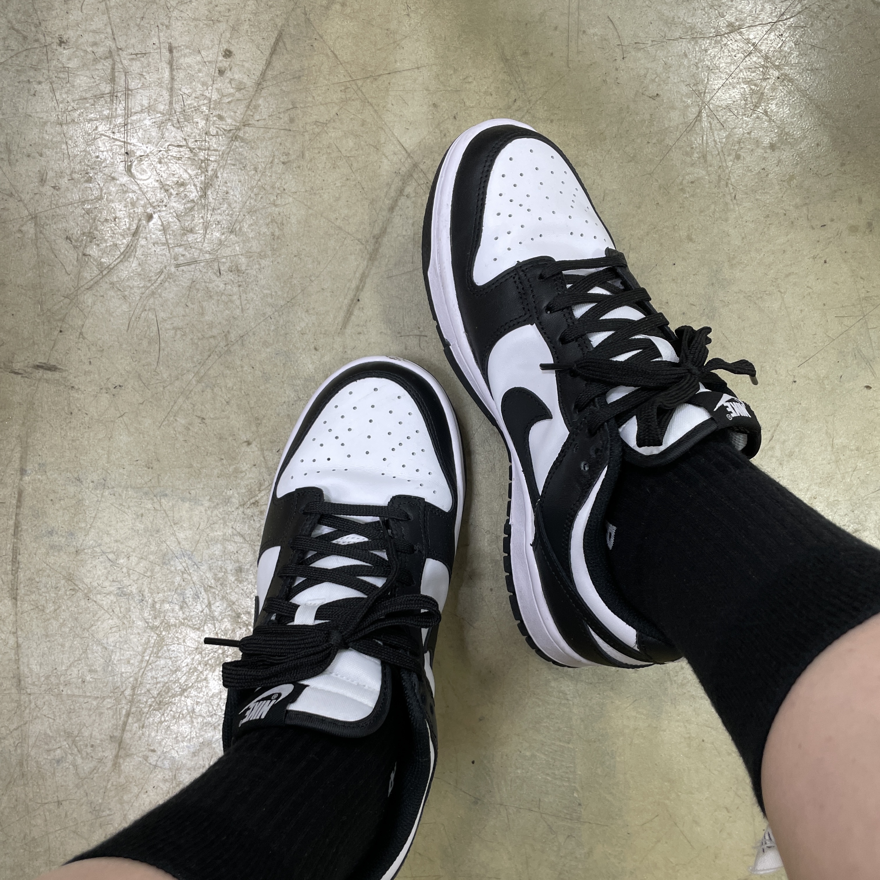 (W) Nike Dunk Low Black 착용 스타일