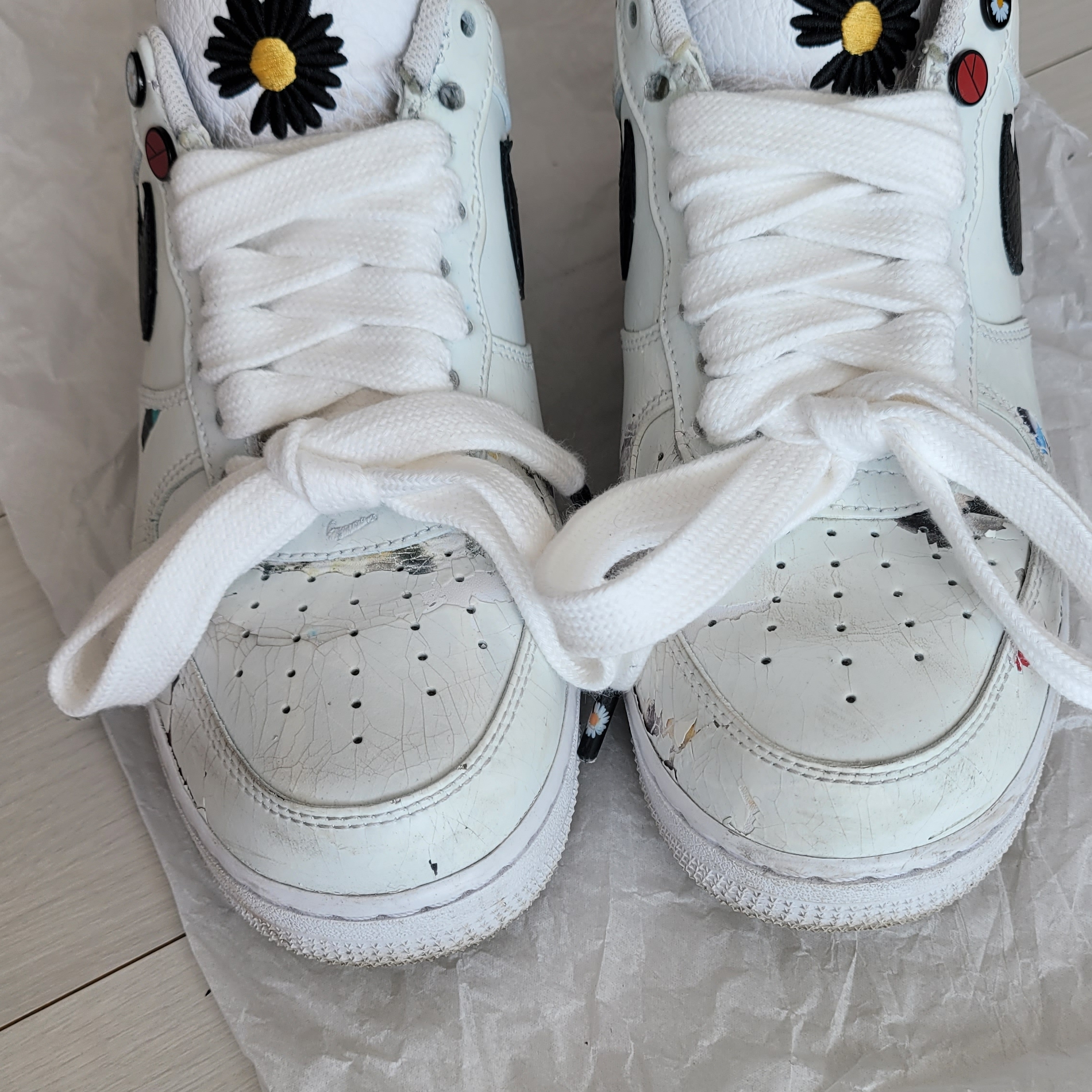 Nike x Peaceminusone Air Force 1 Low Para-Noise 2.0 착용 스타일 - 1