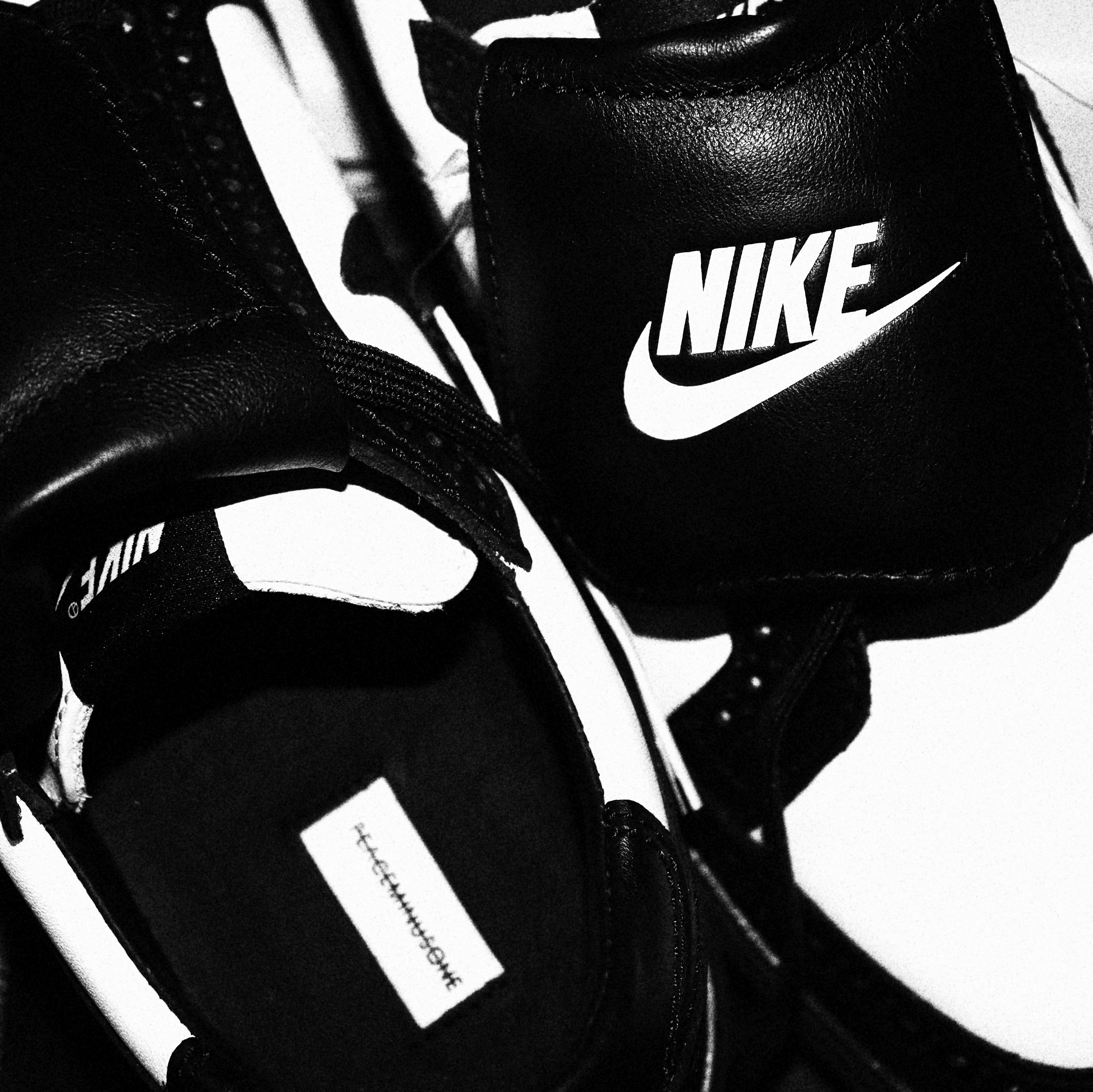 Nike x Peaceminusone Kwondo1 Black and White 착용 스타일 - 5