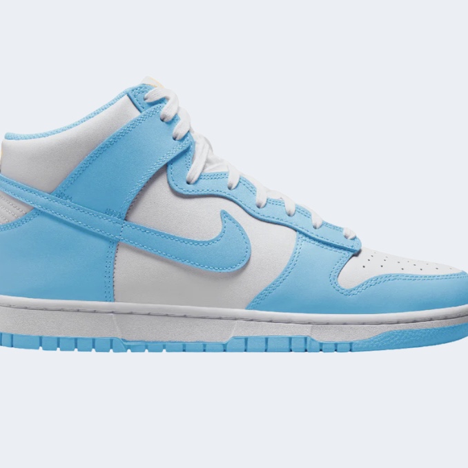 Nike Dunk High Retro Blue Chill 착용 스타일