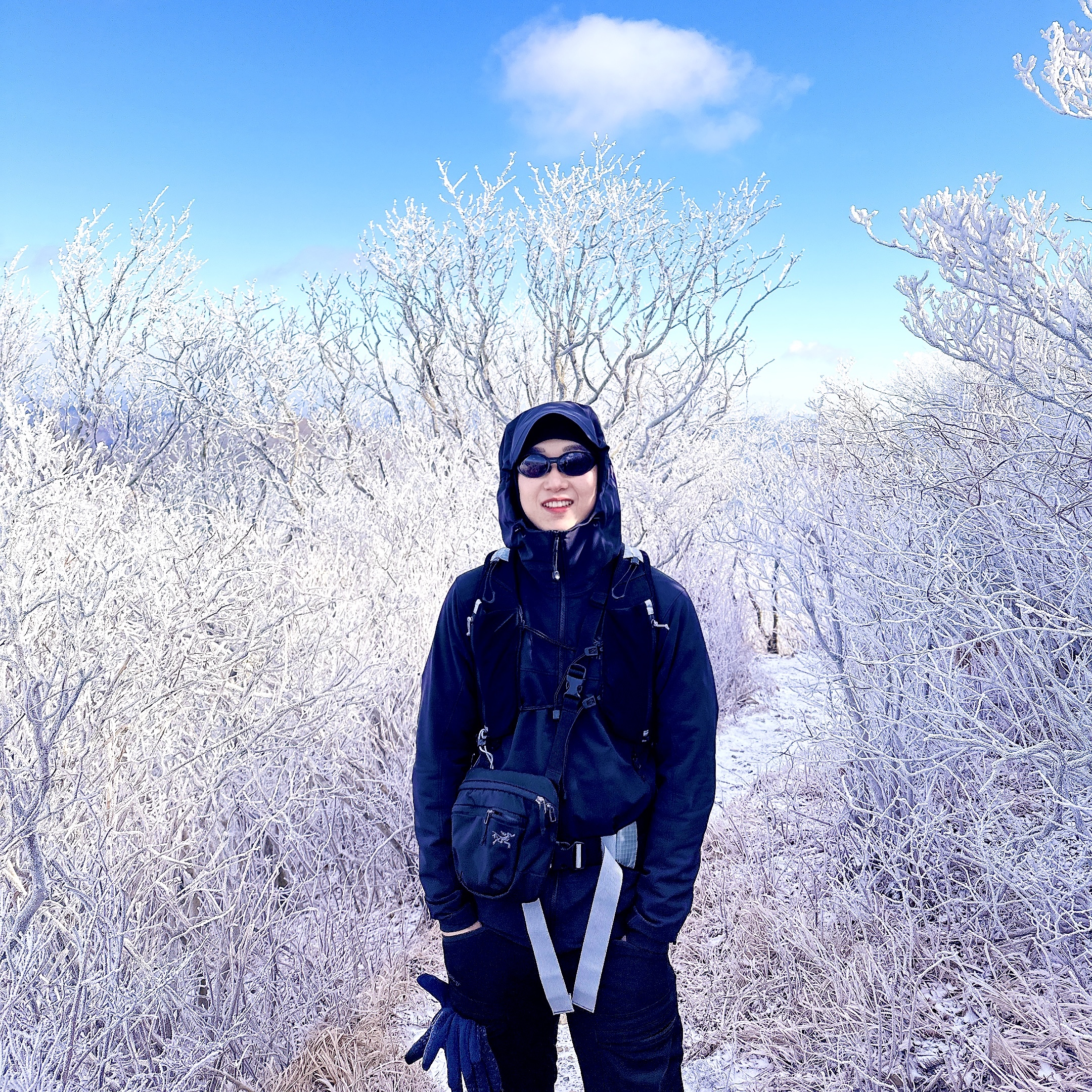 Arc'teryx Mantis 2 Waistpack Black, Arc'teryx Gamma LT Hoody Black 착용 스타일
