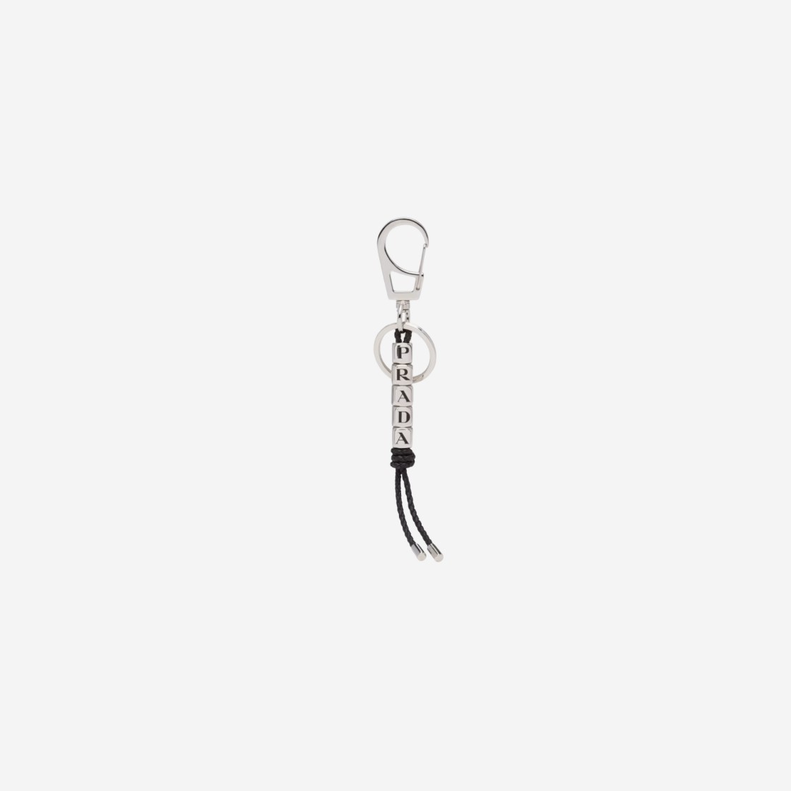 Prada Nappa Leather Keychain Black 상세 이미지 1