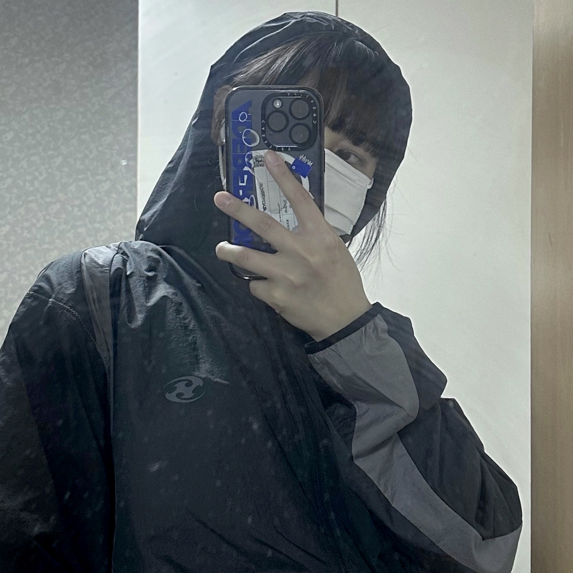 Sansan Gear Paneled Jacket Black - 23SS 착용 스타일