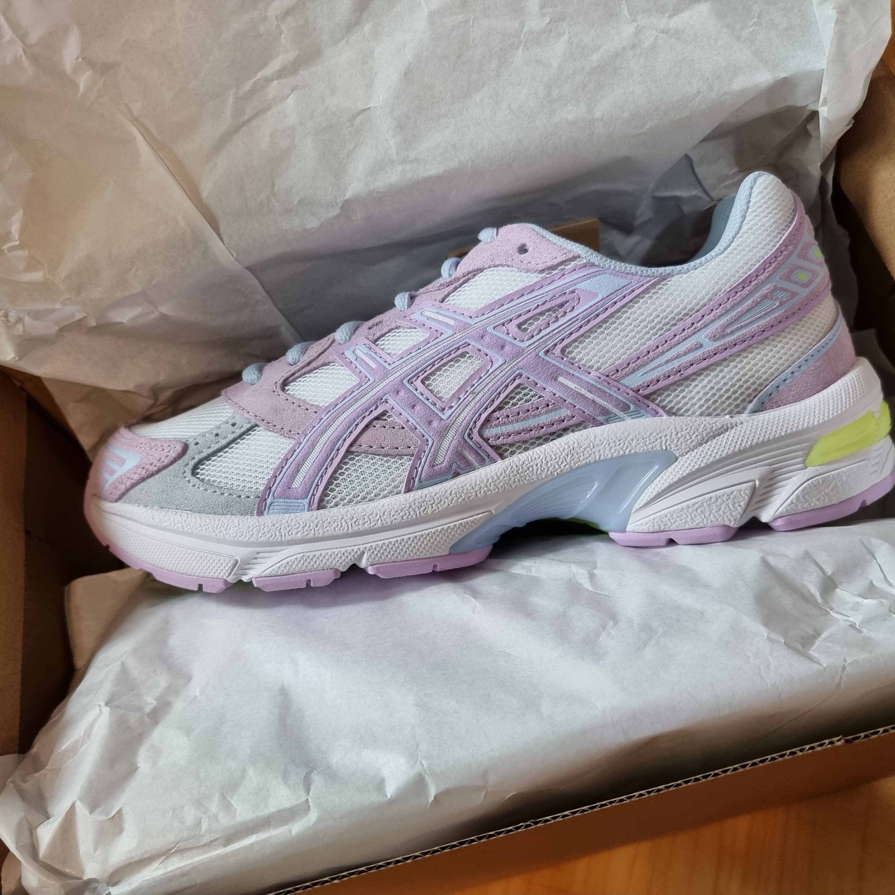 (W) Asics Gel-1130 White Lilac Tech 착용 스타일