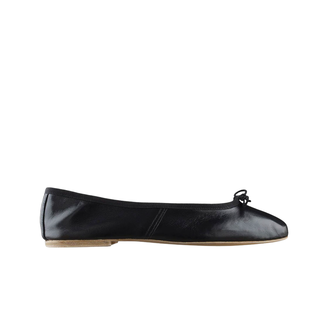 PXAAF-F53004-LZZ (W) A.P.C. Porselli Ballet Flat Black