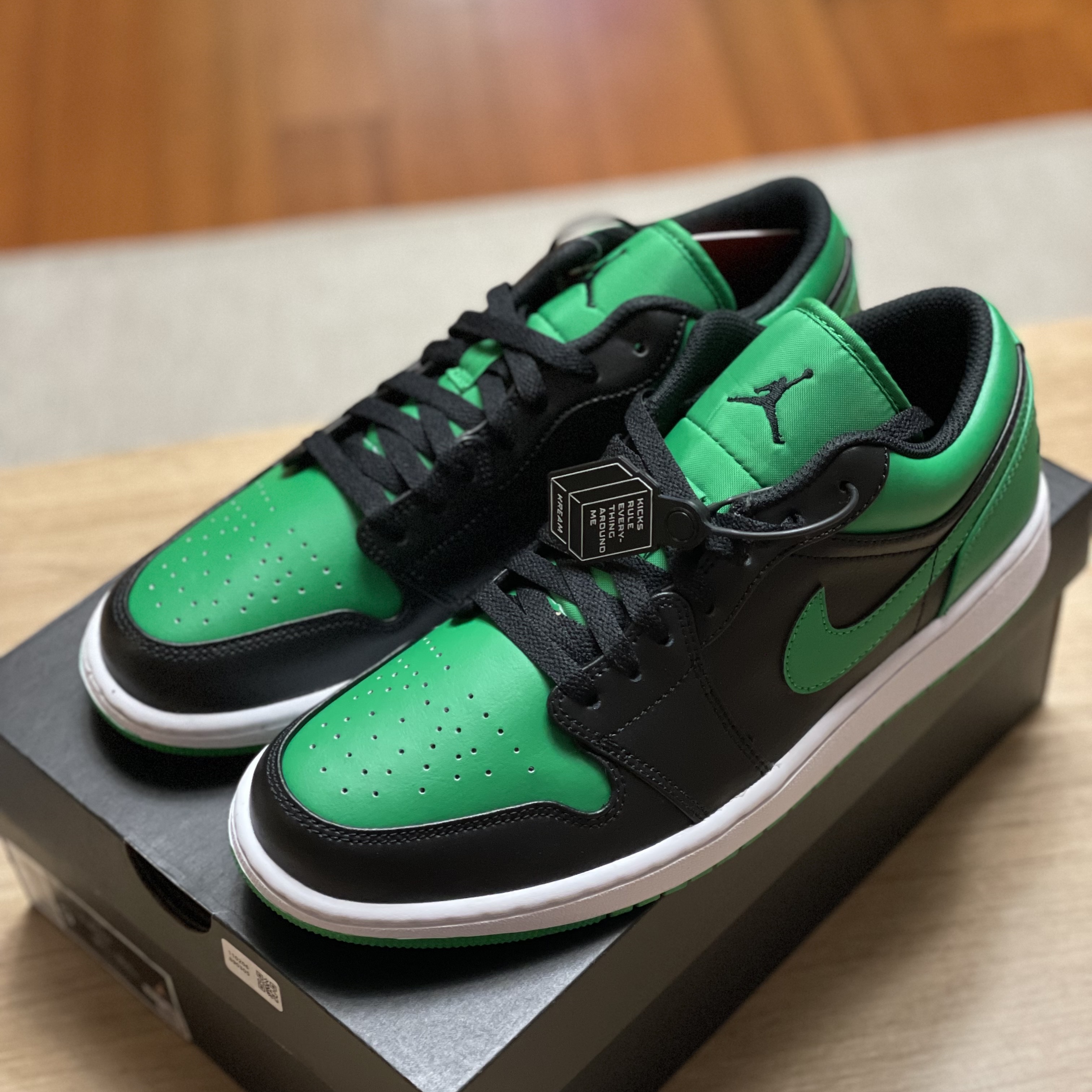Jordan 1 Low Lucky Green 착용 스타일