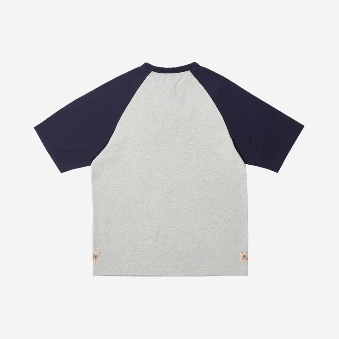 Palace x Evisu Seagull Raglan T-Shirt Grey Marl - 23SS 상세 이미지 2