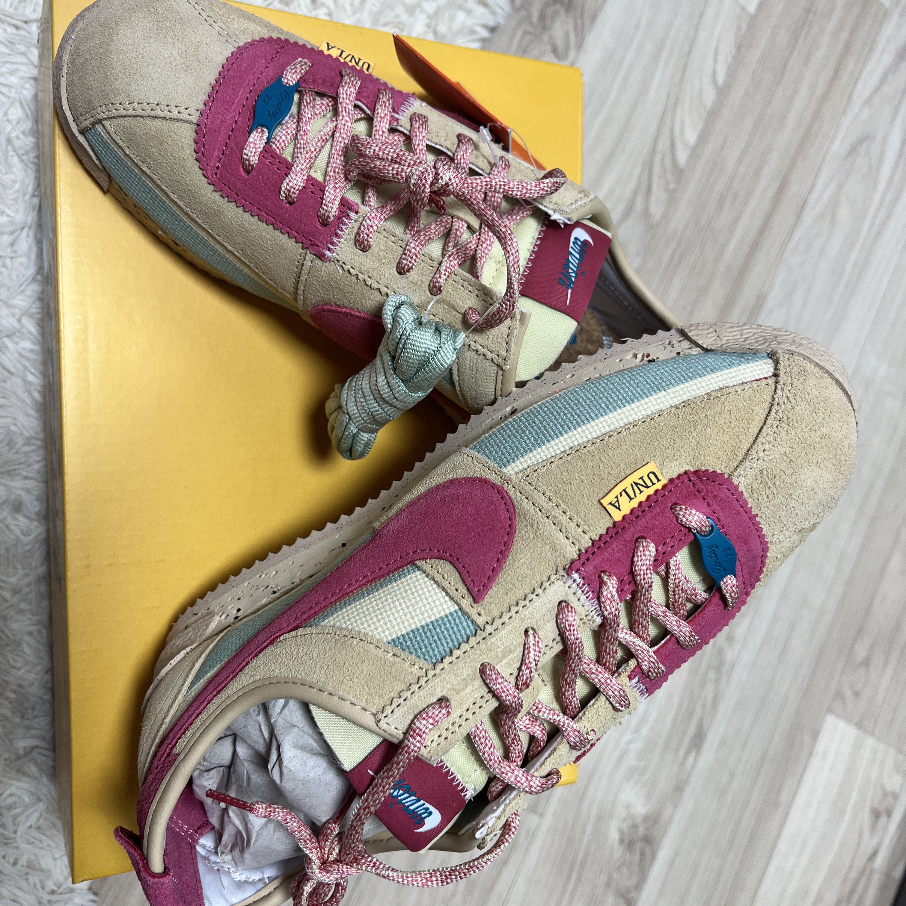 Nike x Union Cortez SP Sesame 착용 스타일