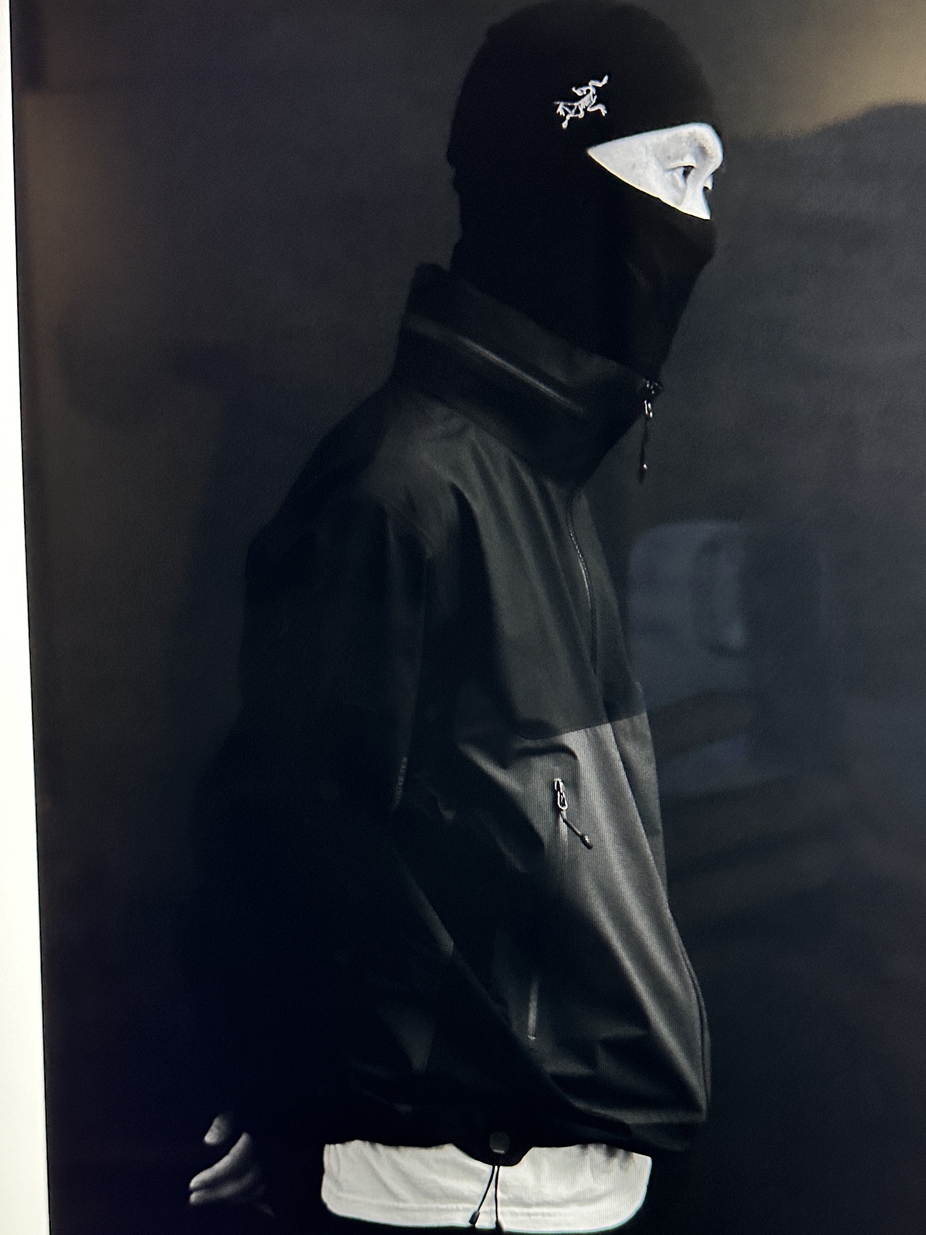 Arc'teryx System A Dume Jacket Black Ash 착용 스타일