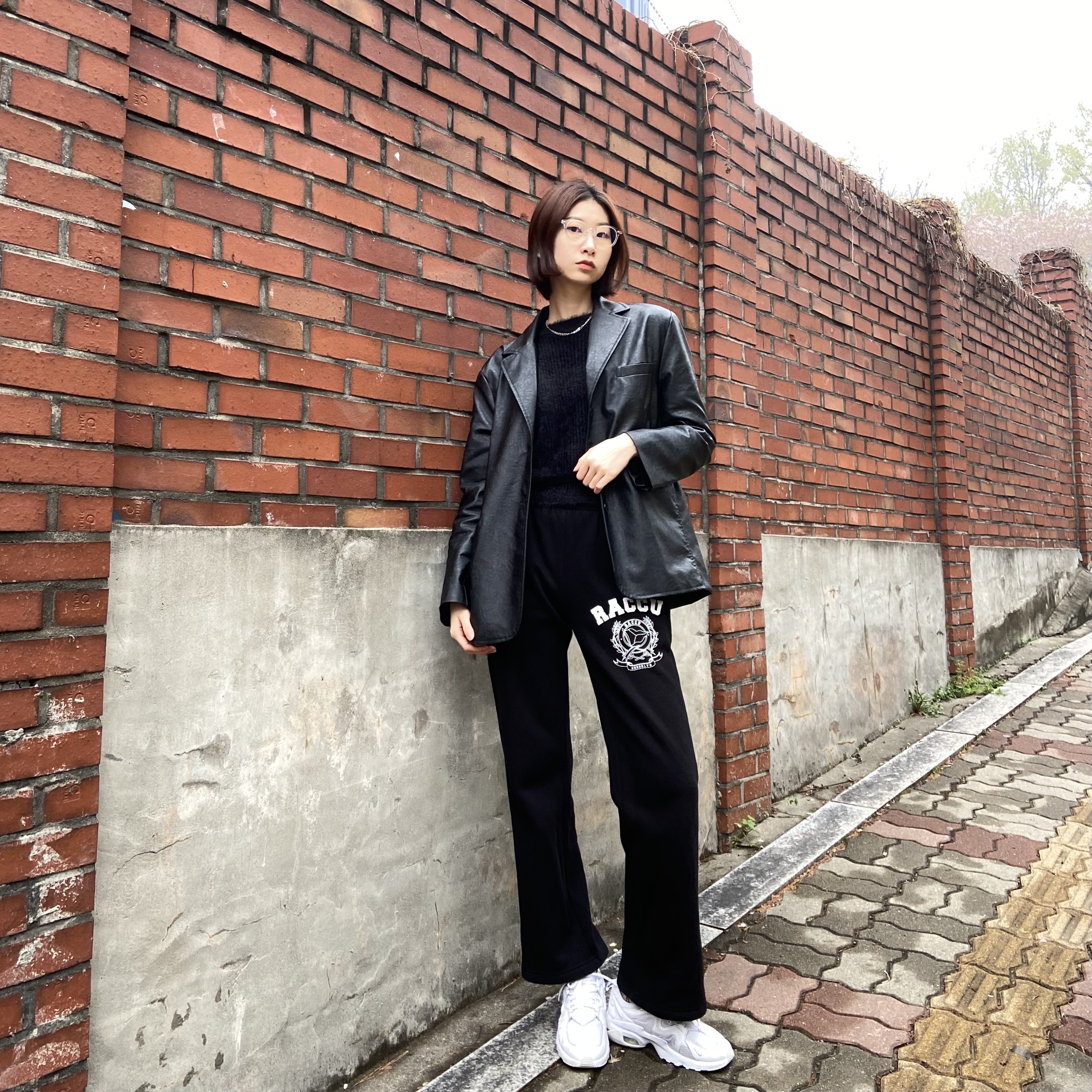 (W) Nike Air Max 95 Triple White 착용 스타일