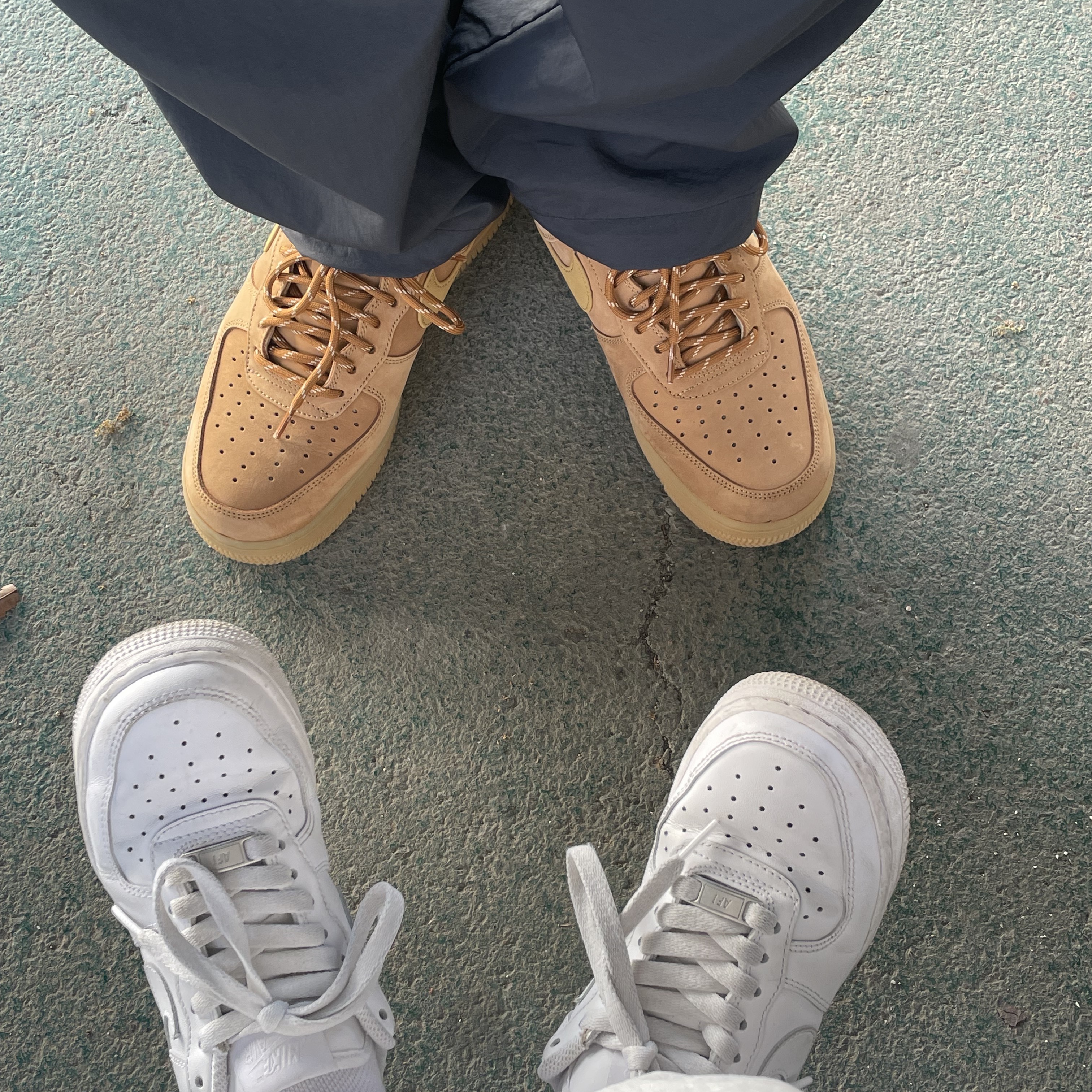 (W) Nike Air Force 1 '07 Low White 착용 스타일