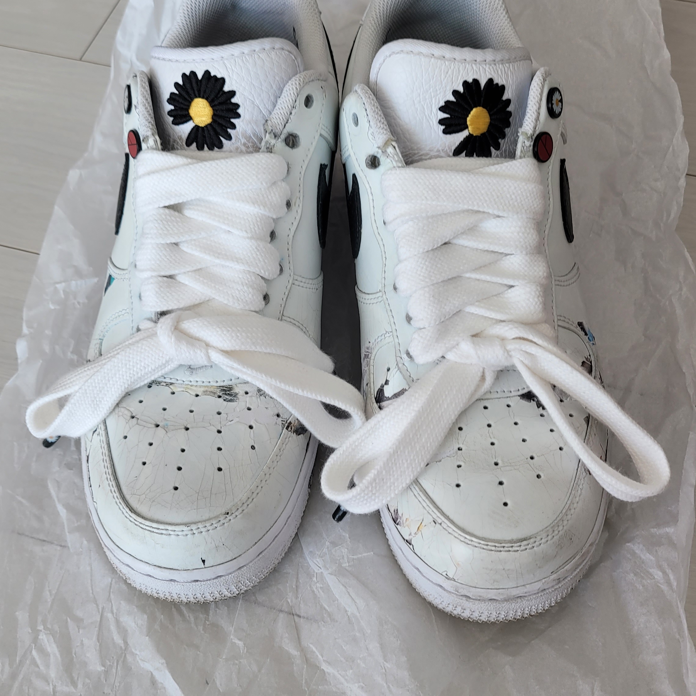 Nike x Peaceminusone Air Force 1 Low Para-Noise 2.0 착용 스타일 - 4