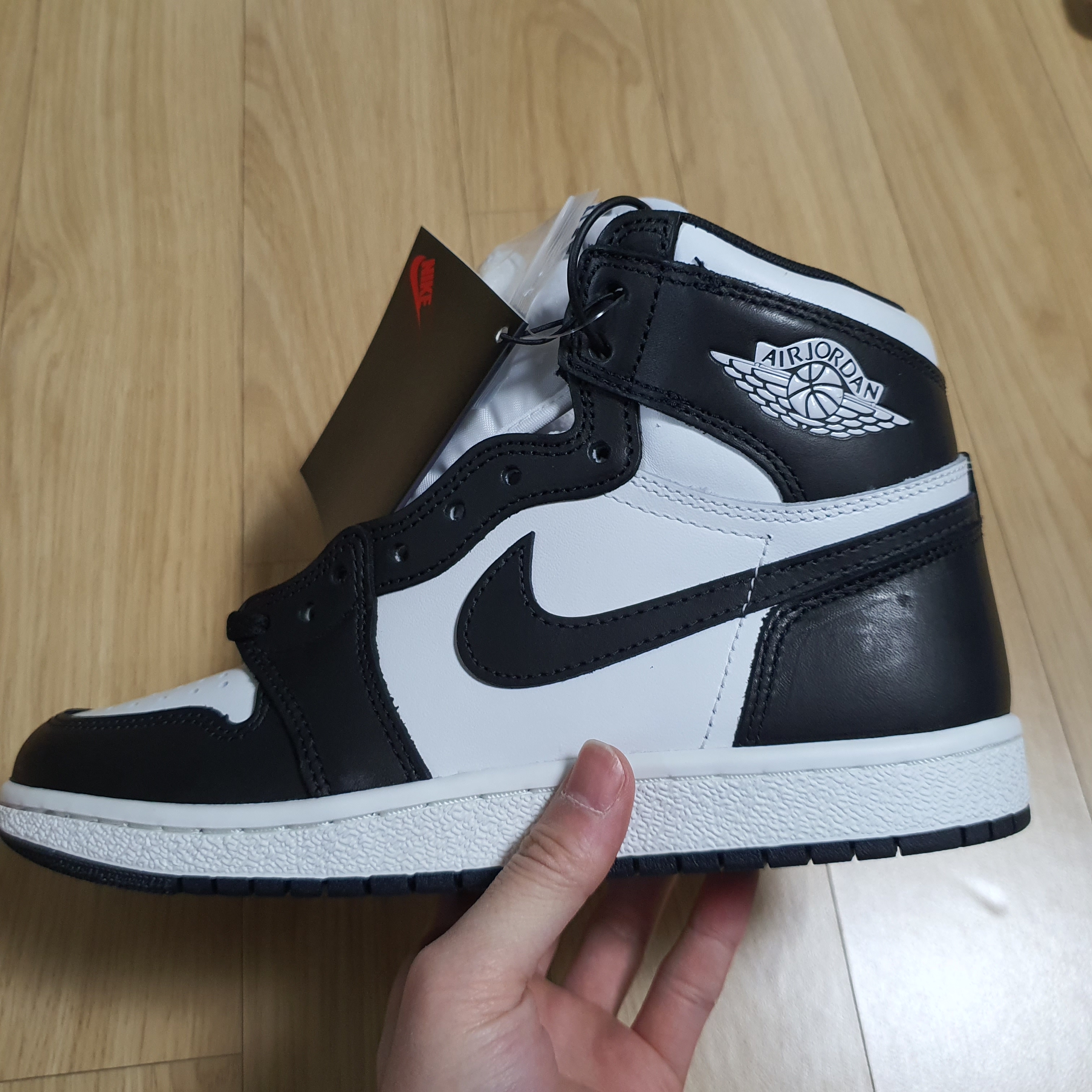 Jordan 1 High 85 Black White 착용 스타일