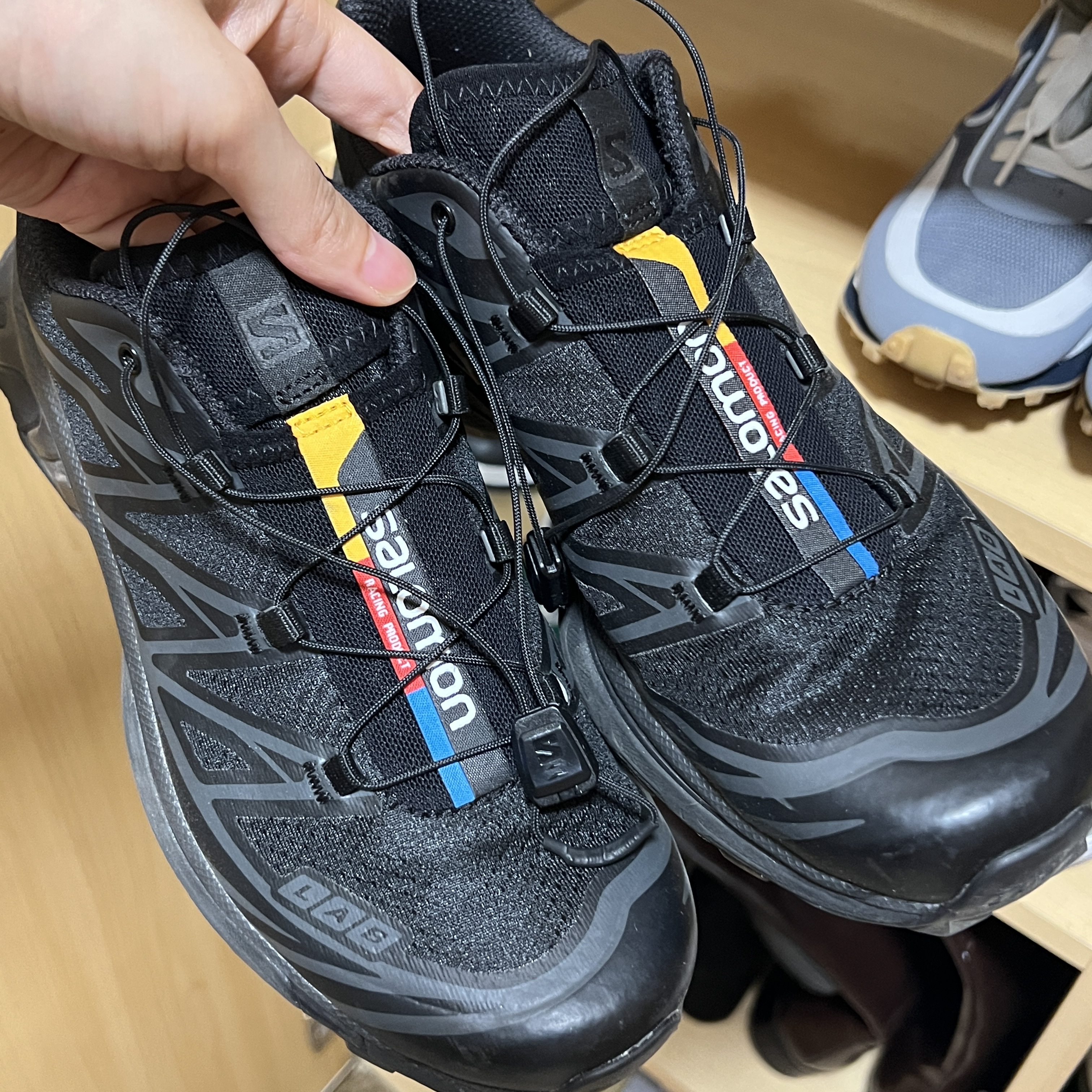 Salomon XT-6 ADV Black 착용 스타일