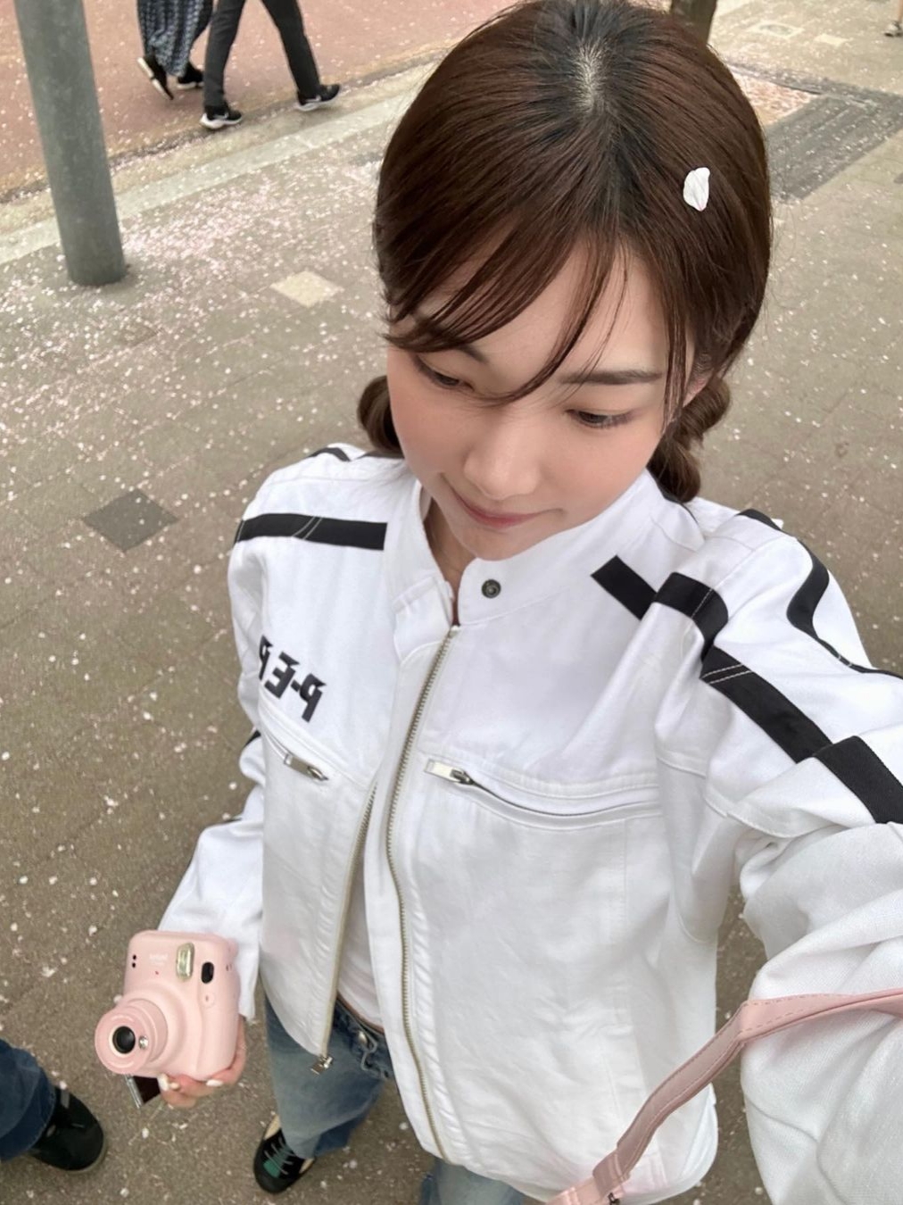 Pepper Pepper Women Openwalk Cotton Rider Jacket Ivory 착용 스타일 - 2