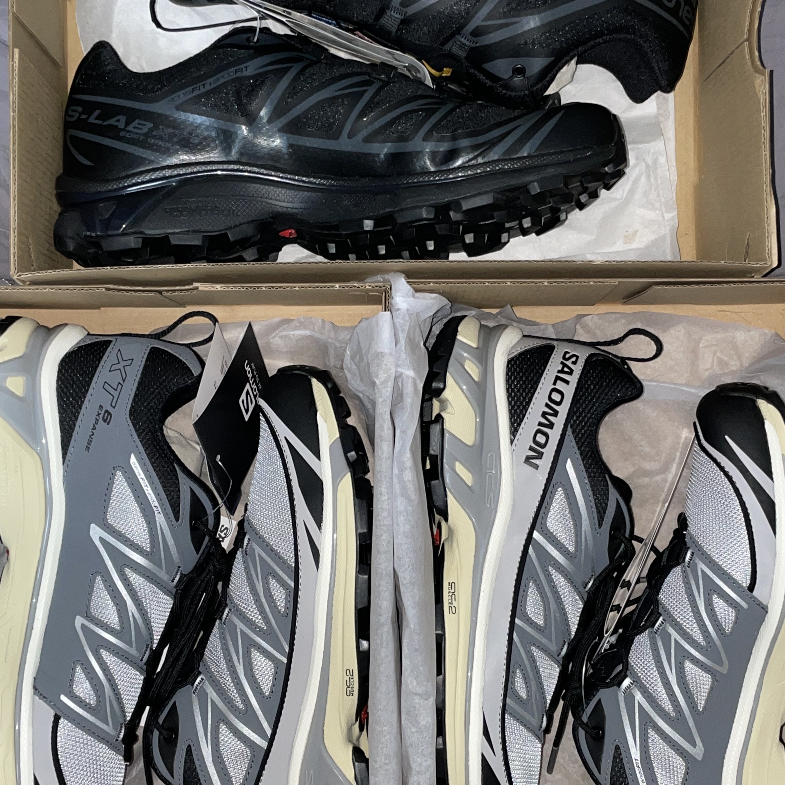 Salomon XT-6 ADV Black, Salomon XT-6 Expanse Alloy Quiet Shade 착용 스타일