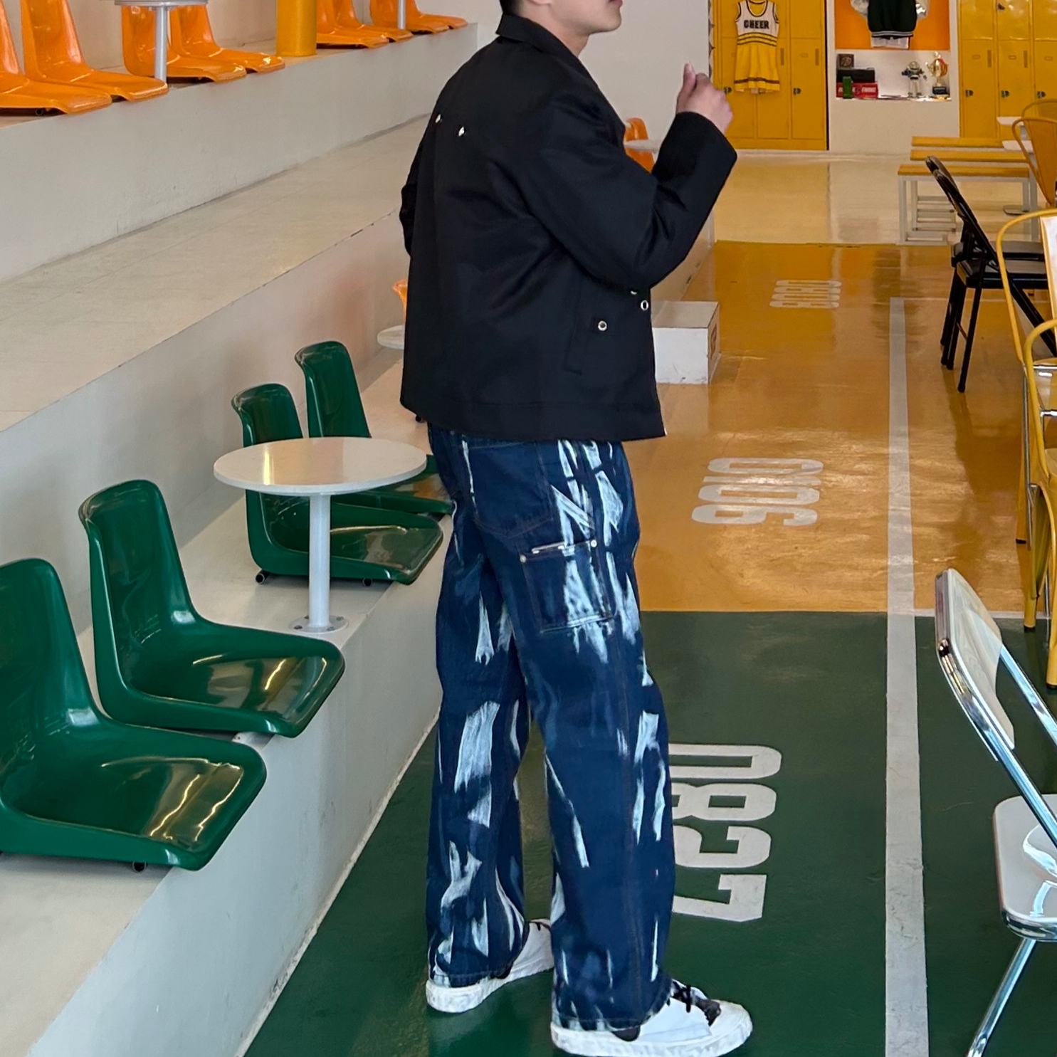 Nike x Readymade Blazer Mid White 착용 스타일 - 1