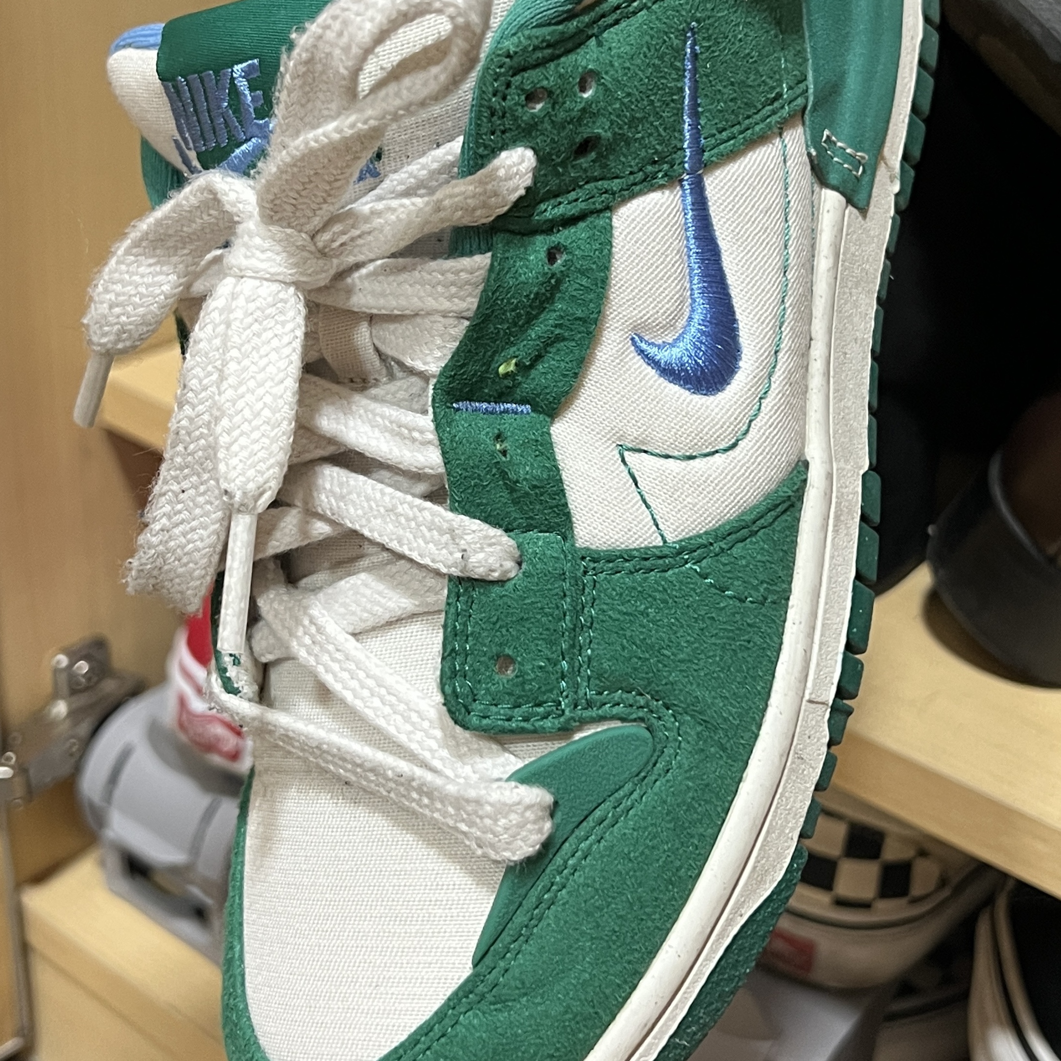 (W) Nike Dunk Low Disrupt 2 Phantom University Blue 착용 스타일