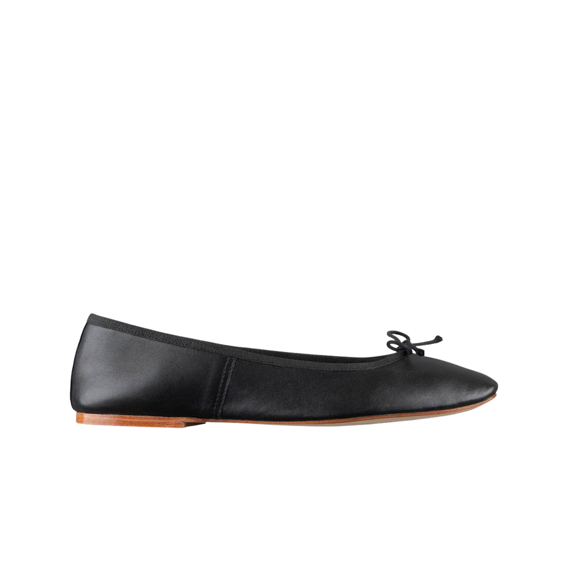 (W) 아페쎄 레아 발레 플랫 블랙((W) A.P.C. Leah Ballet Flat Black)