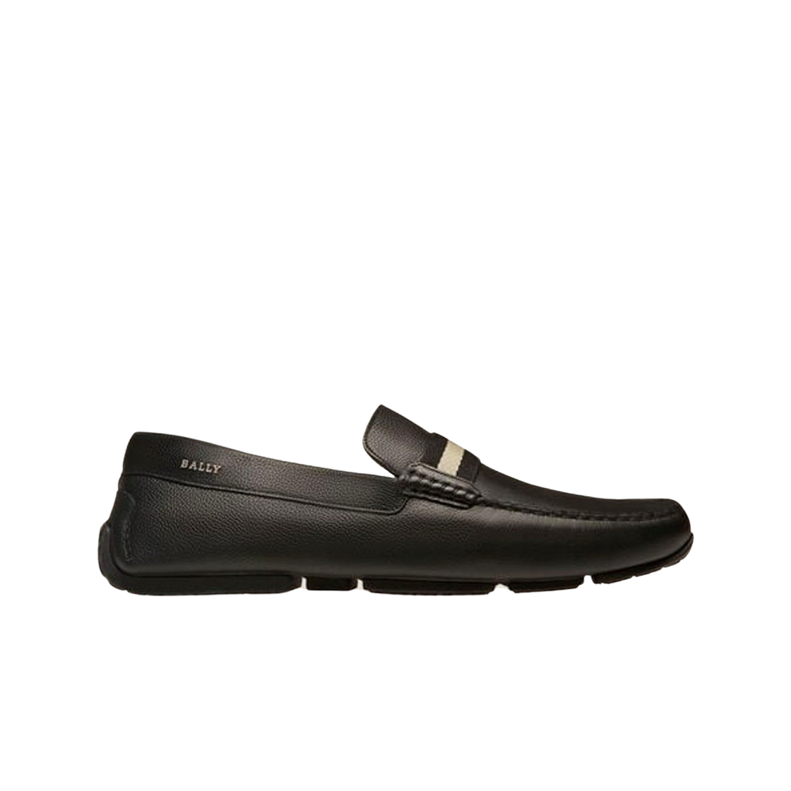 발리 피어스 레더 드라이버 슈즈 블랙(Bally Pearce Leather Drivers Black) - 1