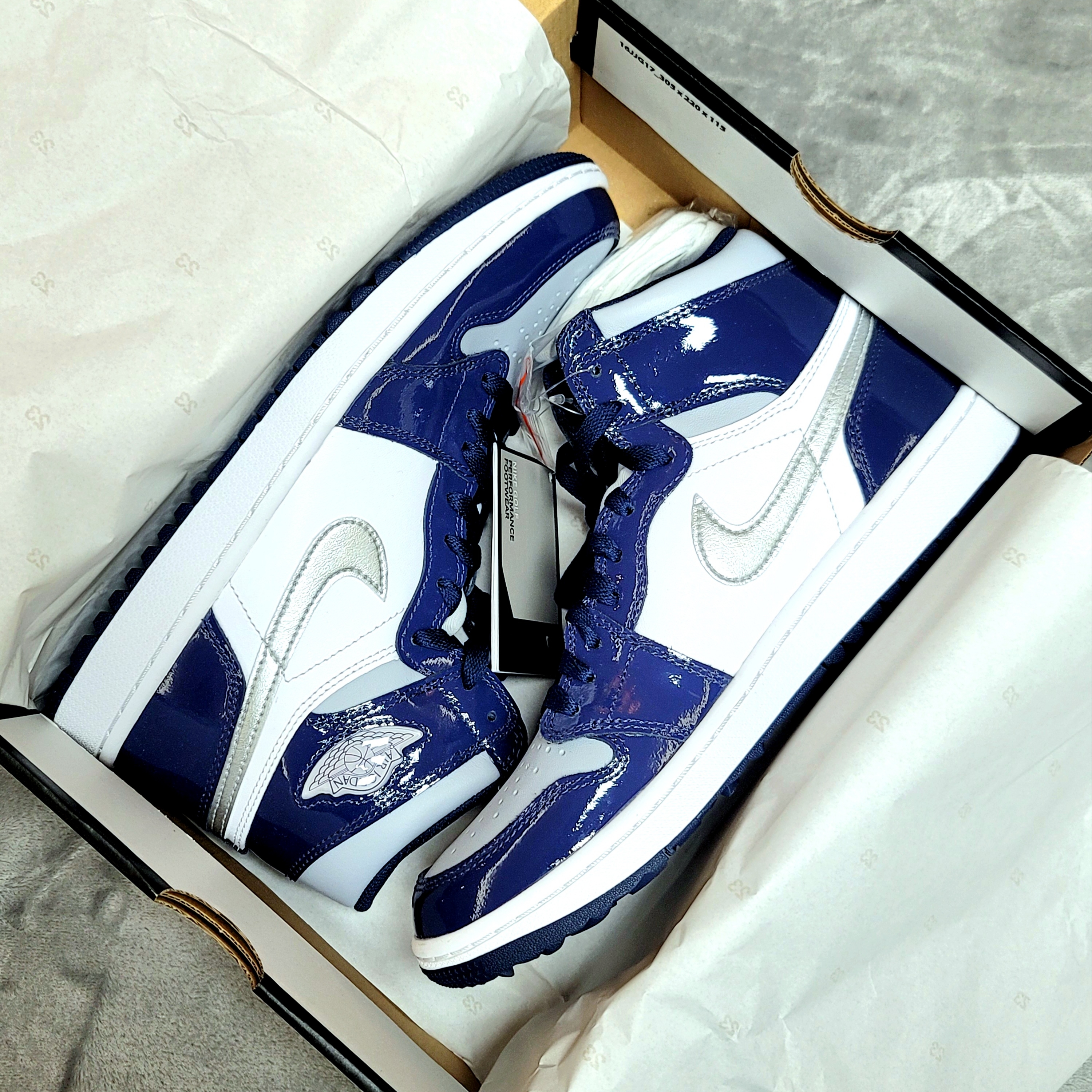 Jordan 1 High Golf Midnight Navy 착용 스타일