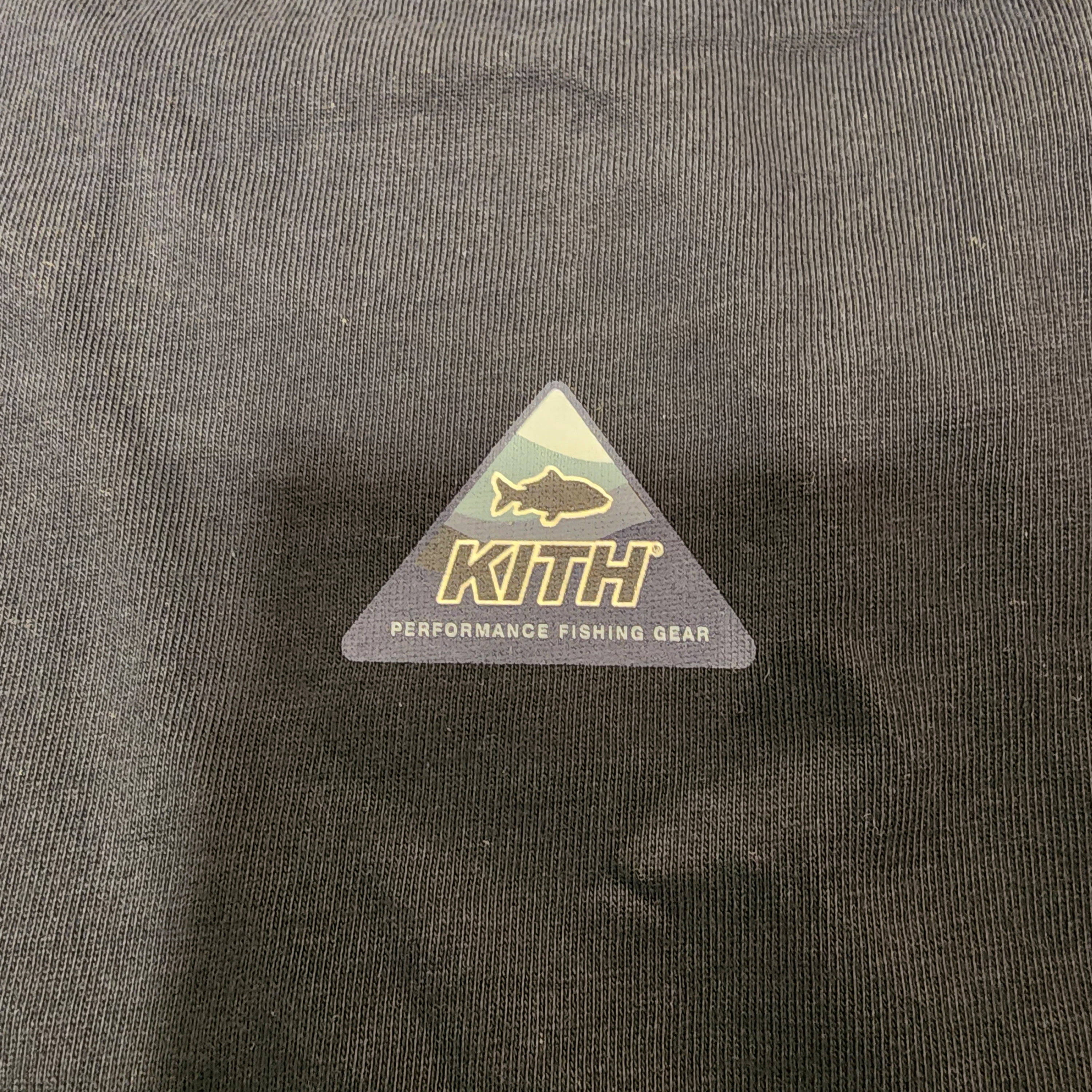 Kith x Columbia PFG Elemental T-Shirt Nocturnal 착용 스타일 - 4