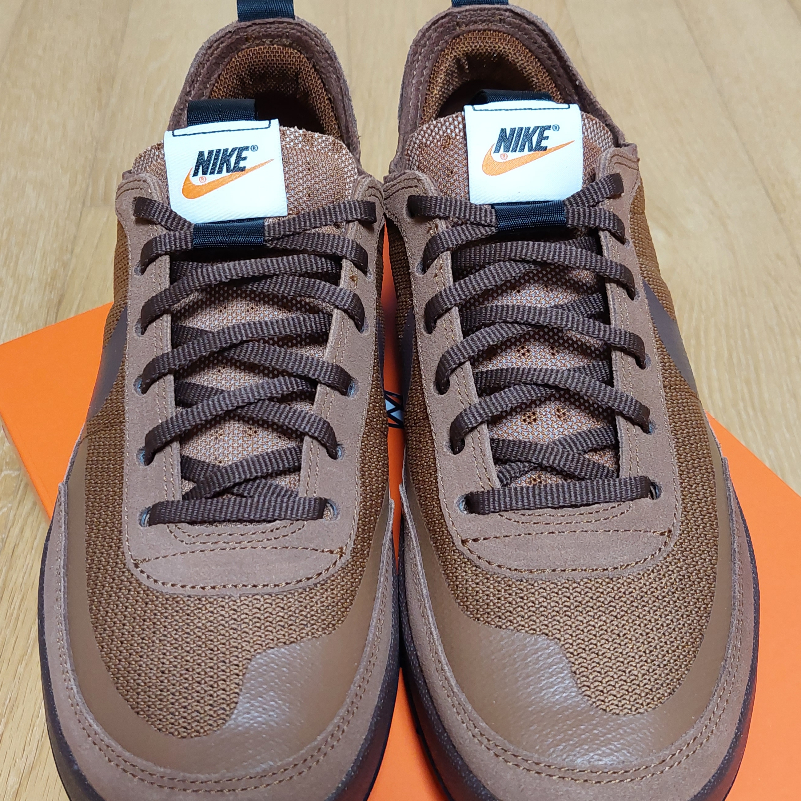 Nike x Tom Sachs General Purpose Shoe Brown 착용 스타일 - 1