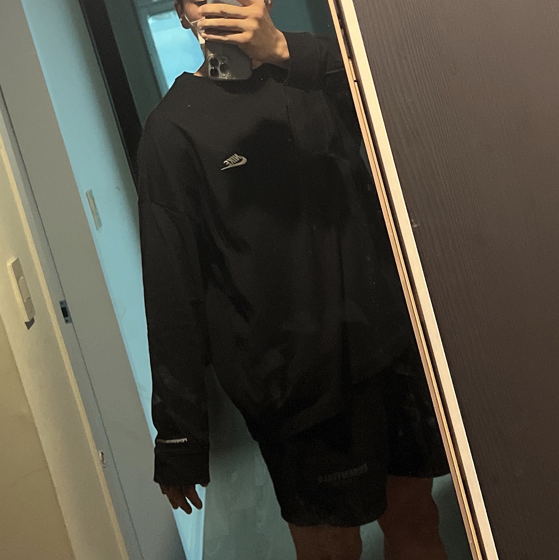 Nike x Peaceminusone LS T-Shirt Black (DR0098-010) 착용 스타일 - 2
