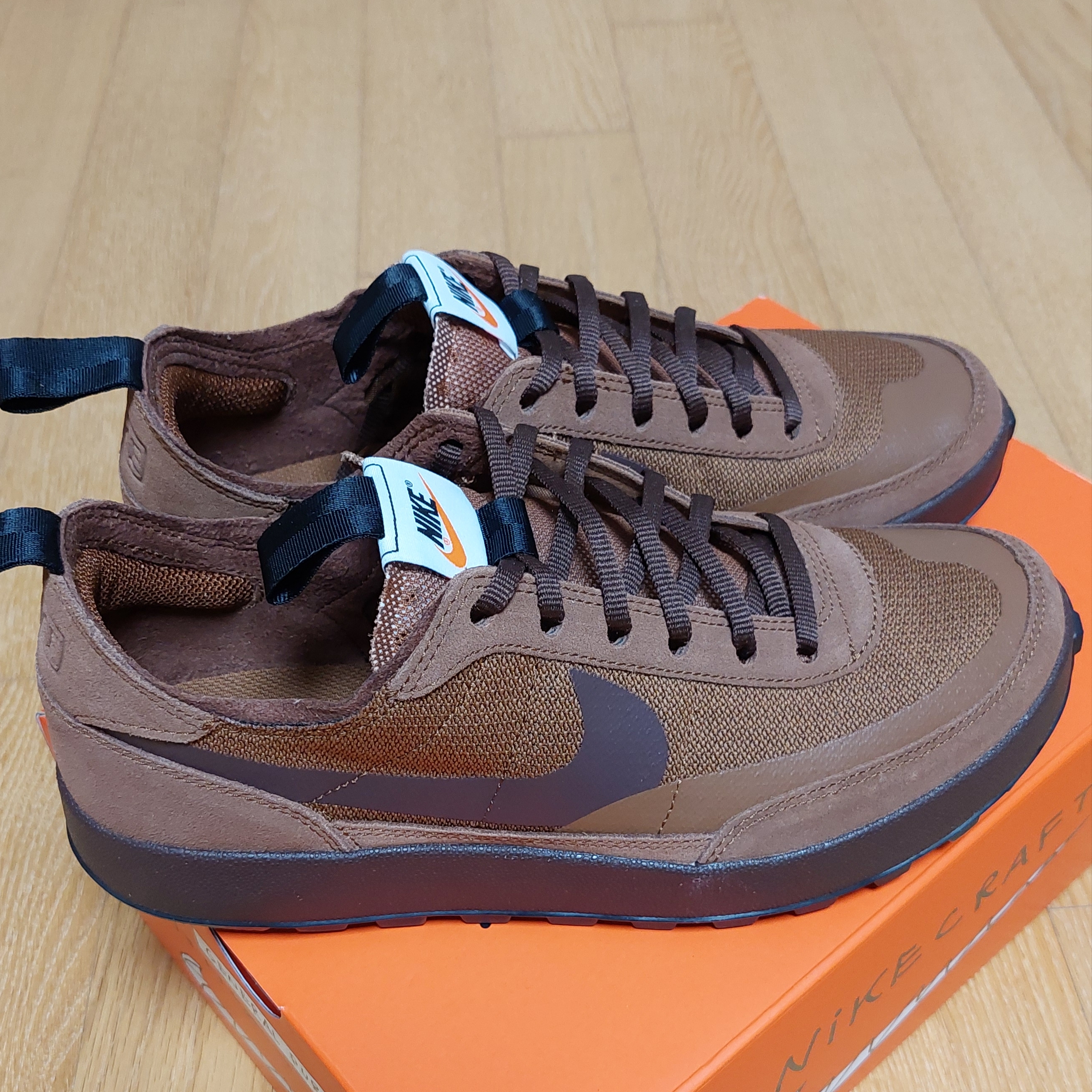 Nike x Tom Sachs General Purpose Shoe Brown 착용 스타일 - 4