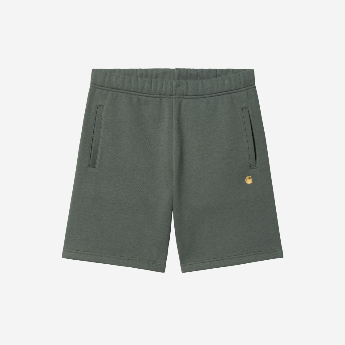 Carhartt WIP Chase Sweatshorts Jura Gold 상세 이미지 1