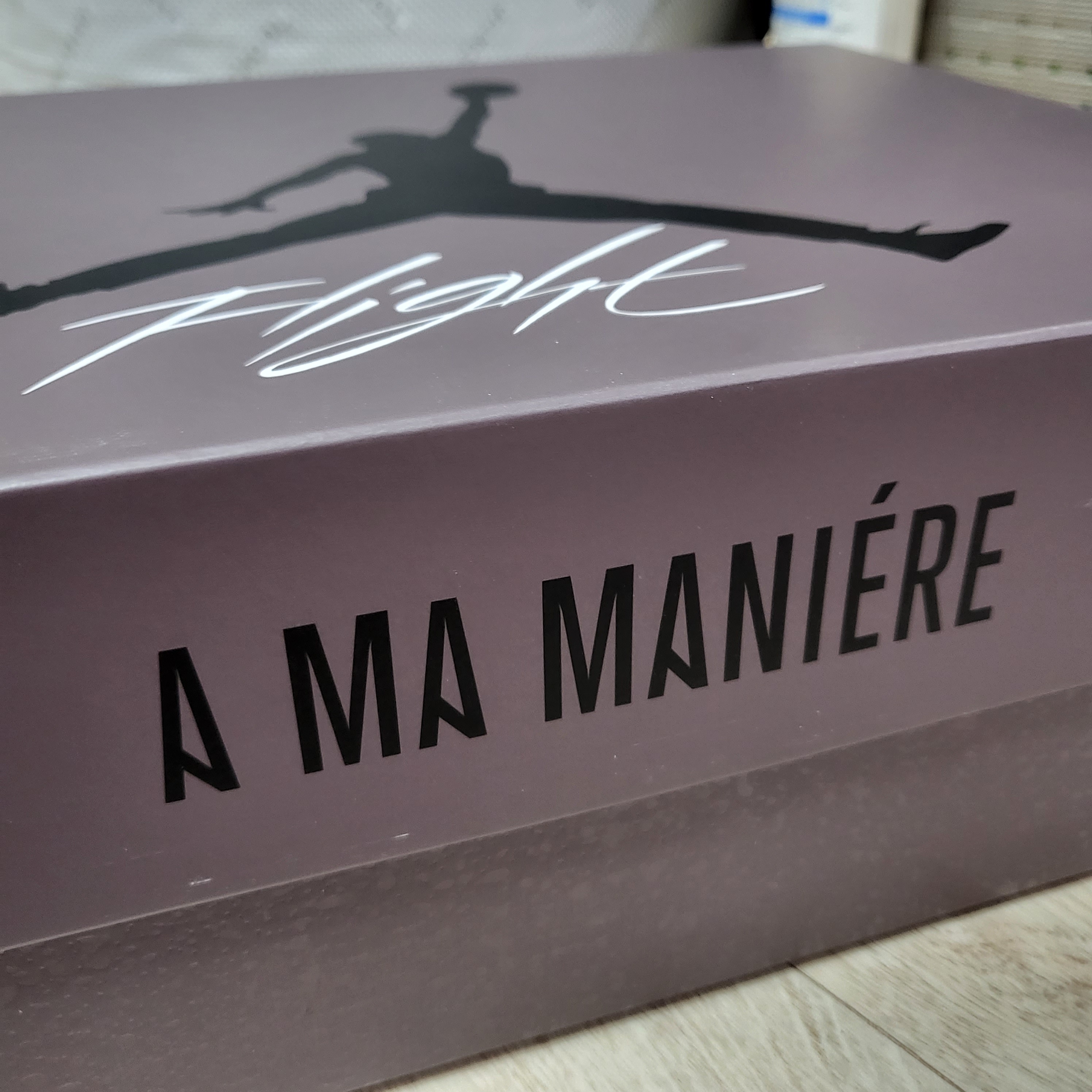 Jordan 4 x A Ma Maniere Retro Violet Ore, Jordan 4 x Nike SB Retro SP Pine Green 착용 스타일 - 3