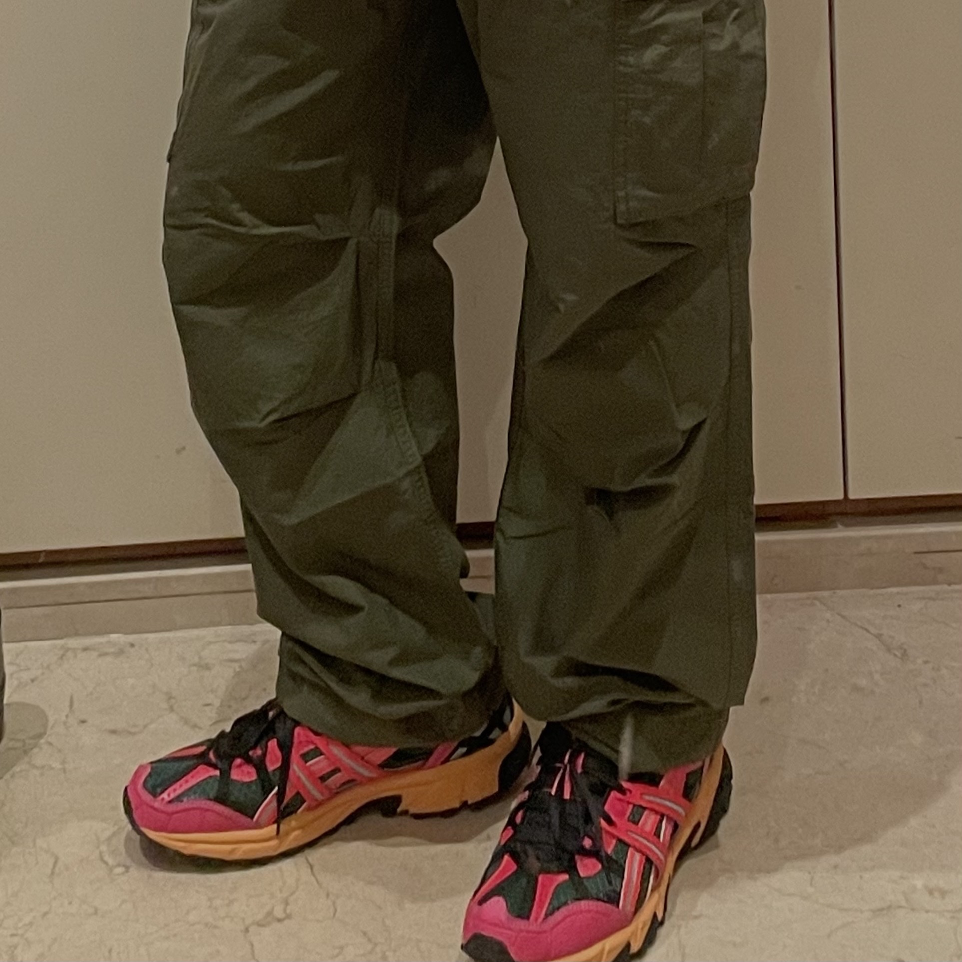 Asics x Andersson Bell Gel-Sonoma 15-50 Bright Rose Evergreen 착용 스타일