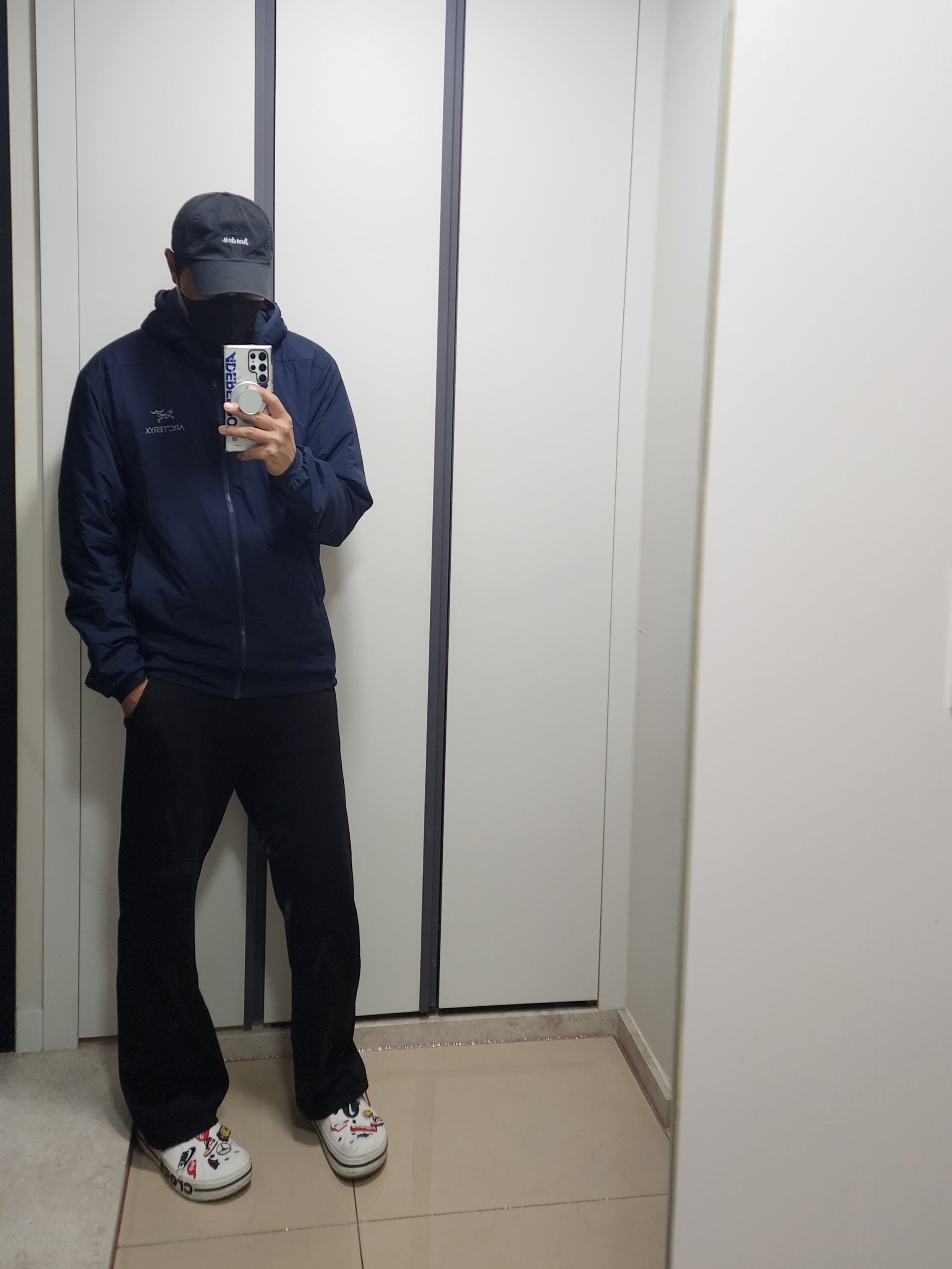 Arc'teryx Atom LT Hoody Kingfisher 착용 스타일