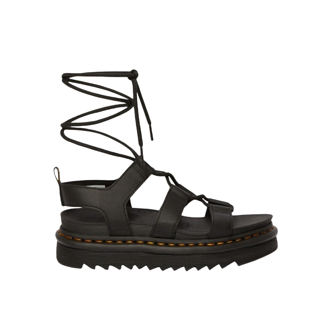 (W) 닥터마틴 나틸라 하이드로 레더 샌들 블랙((W) Dr. Martens Nartilla Hydro Leather Sandal Black)