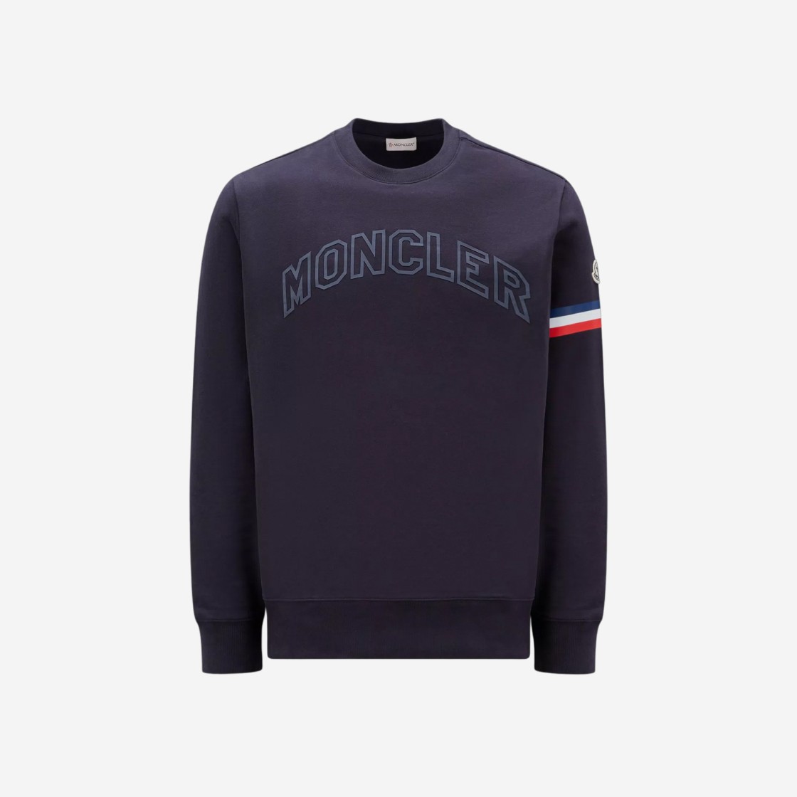 Moncler Logo Sweatshirt Navy Blue - 23SS 상세 이미지 1