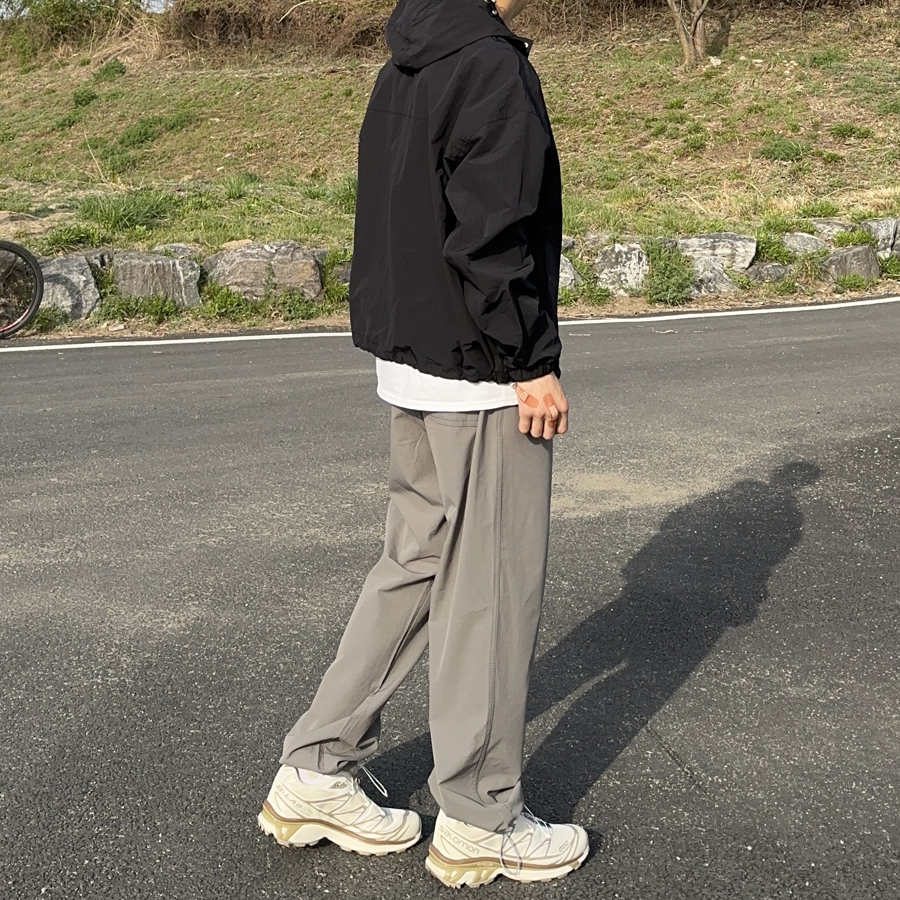 Salomon XT-6 Turtledove 착용 스타일 - 3