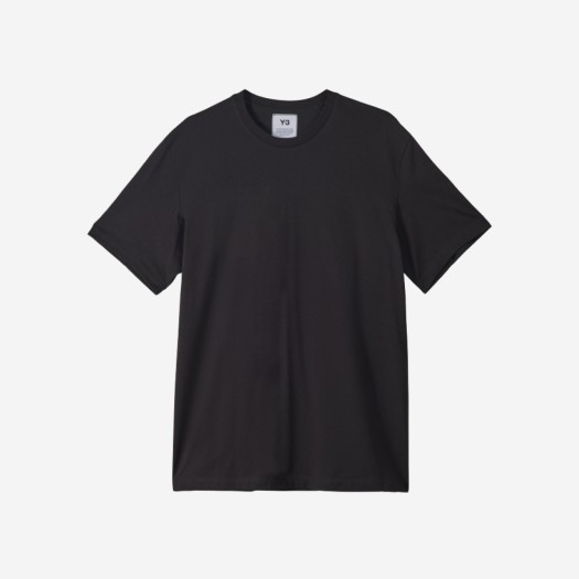 Y-3 클래식 백 로고 티셔츠 블랙