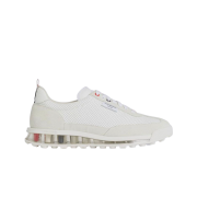 Thom Browne Vitello Calf Leather Clear Sole Tech Runner White