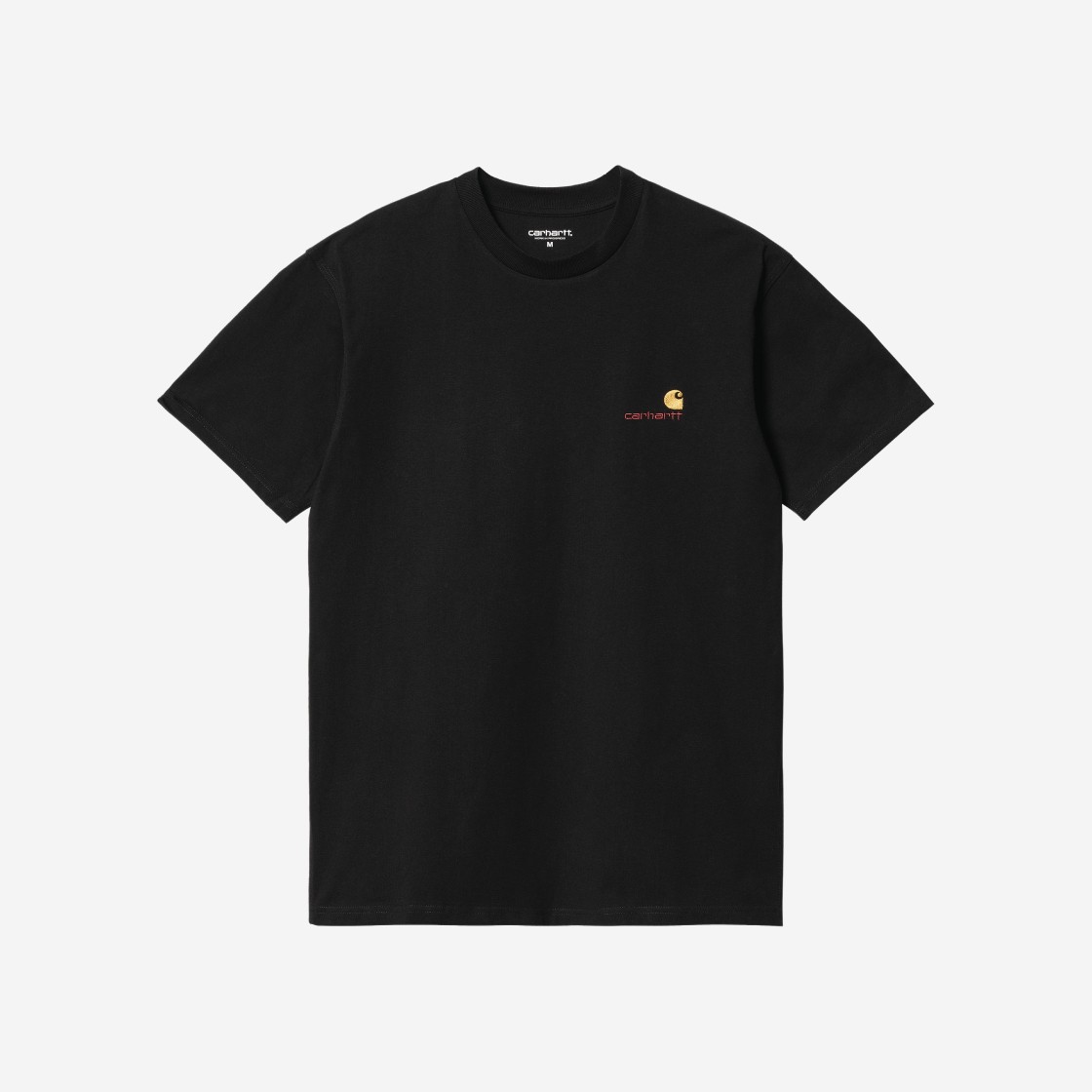 Carhartt WIP S/S American Script T-Shirt Black 상세 이미지 1