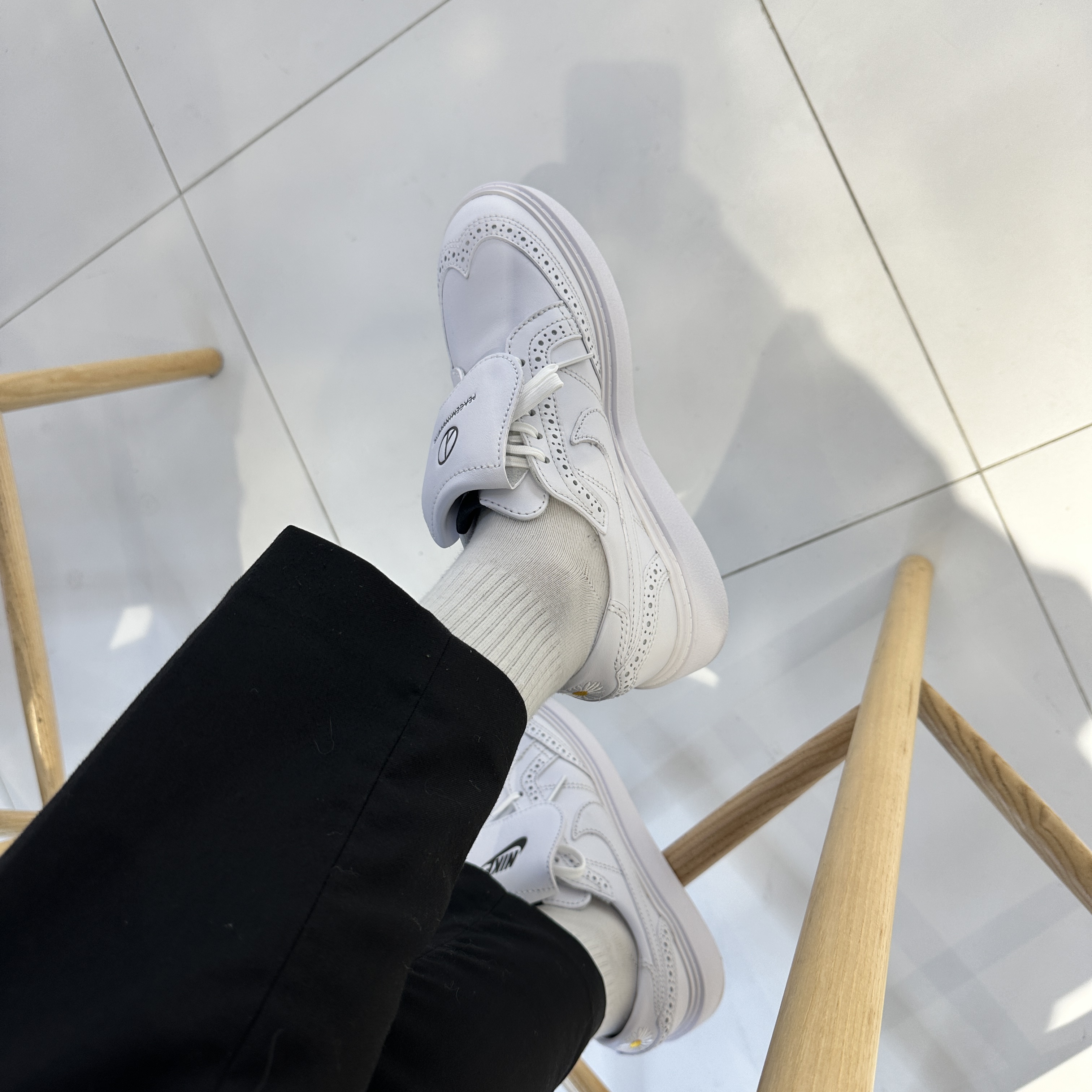 Nike x Peaceminusone Kwondo1 White 착용 스타일