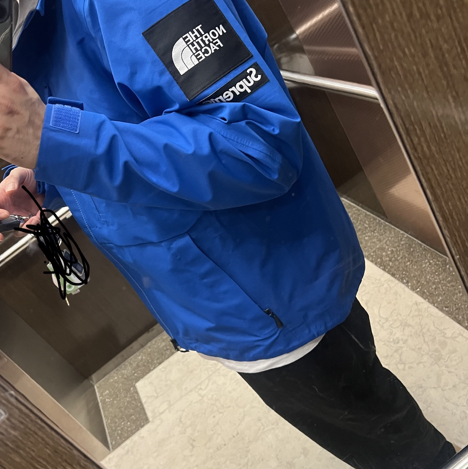 Supreme x The North Face Summit Series Rescue Mountain Pro Jacket Blue - 22SS 착용 스타일