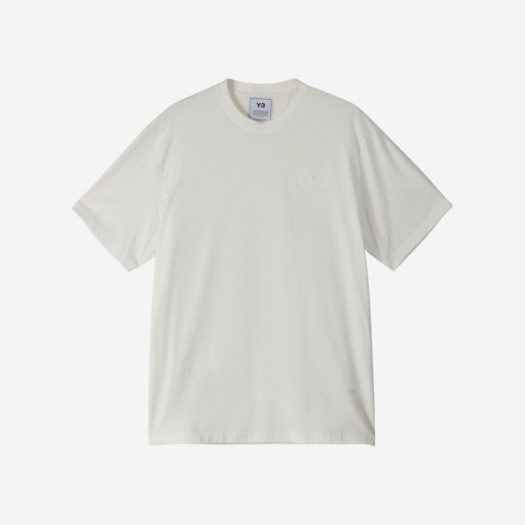 Y-3 클래식 체스트 로고 티셔츠 코어 화이트