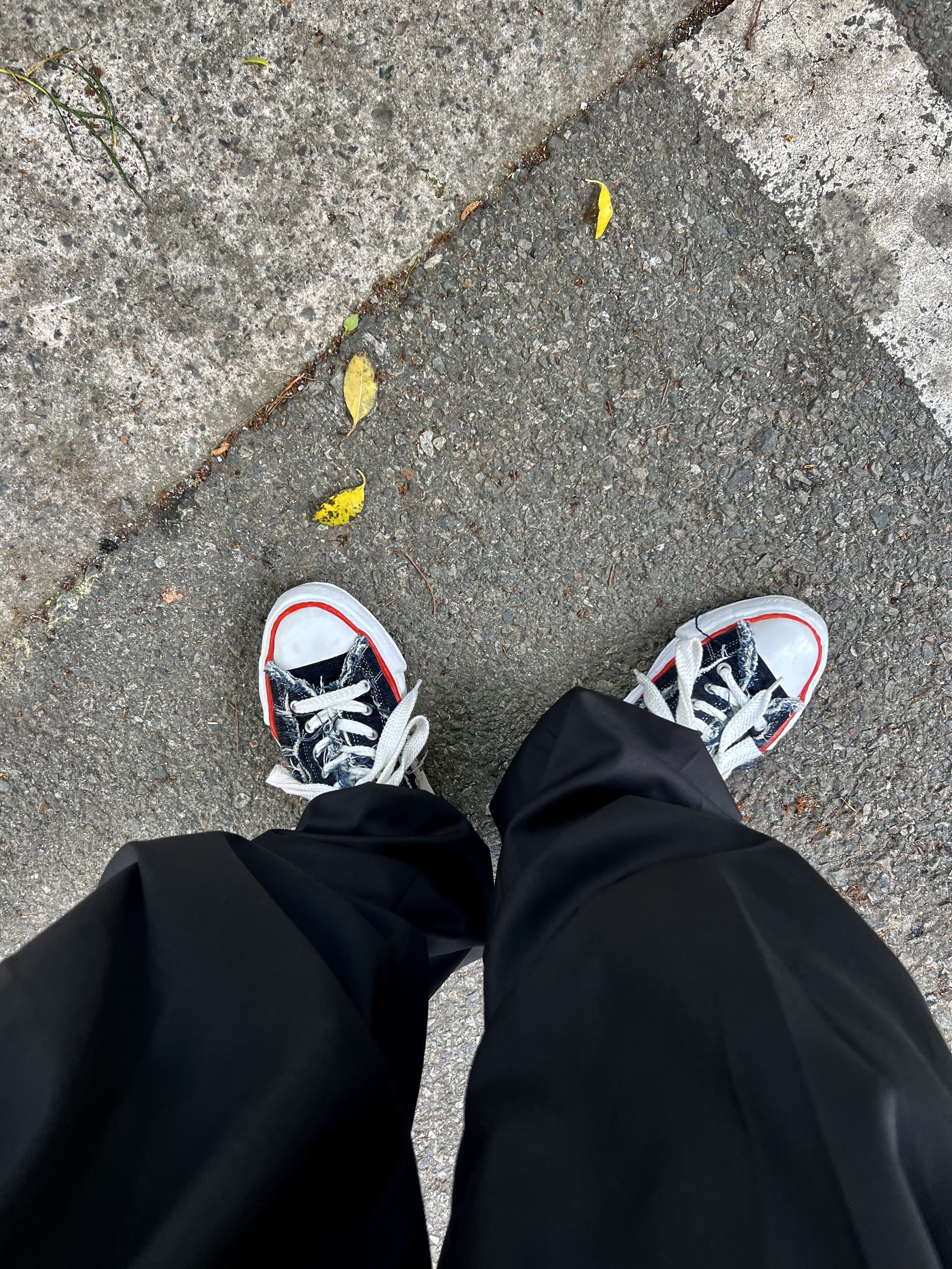 Maison Mihara Yasuhiro x Nigel Cabourn Low Cut Sneakers One Wash 12oz Denim 착용 스타일 - 1