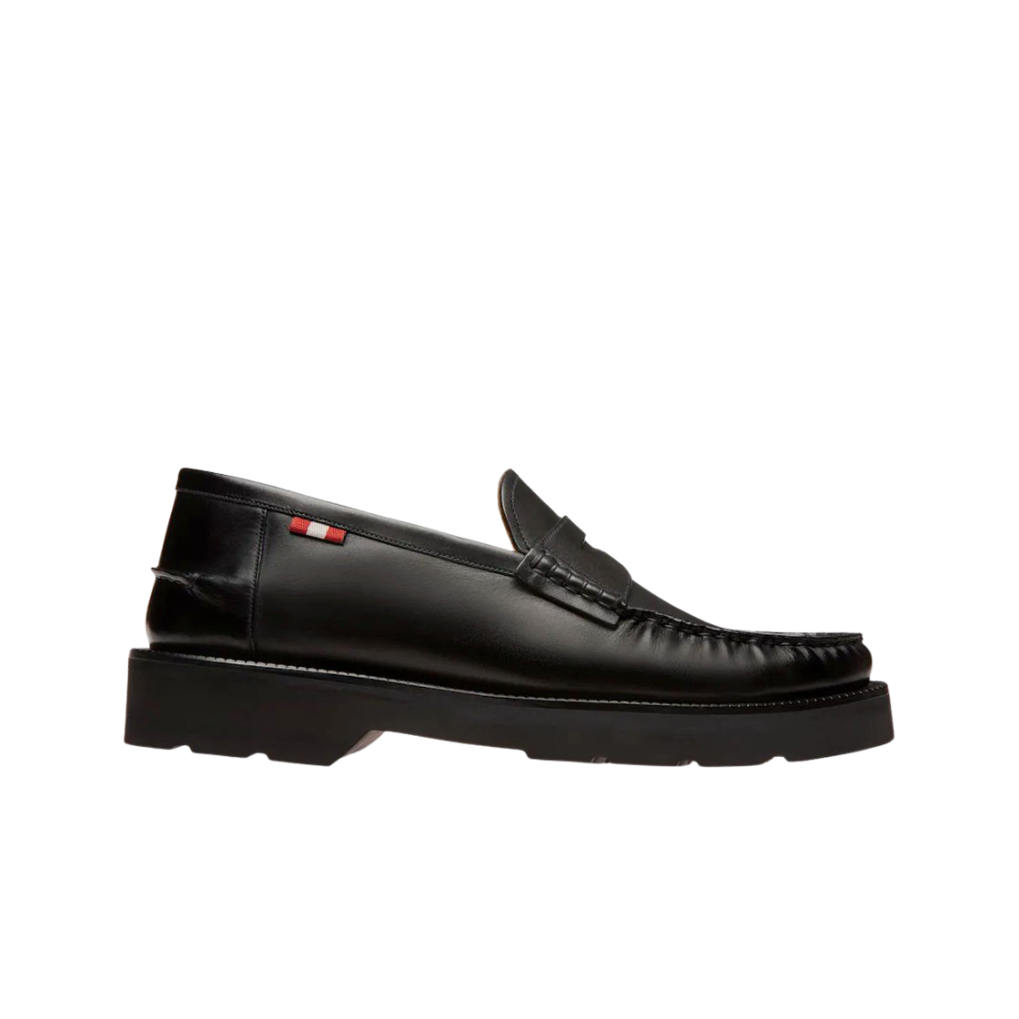 발리 노아 레더 로퍼 블랙 - 스탠다드(Bally Noah Leather Loafers Black - Standard) - 1