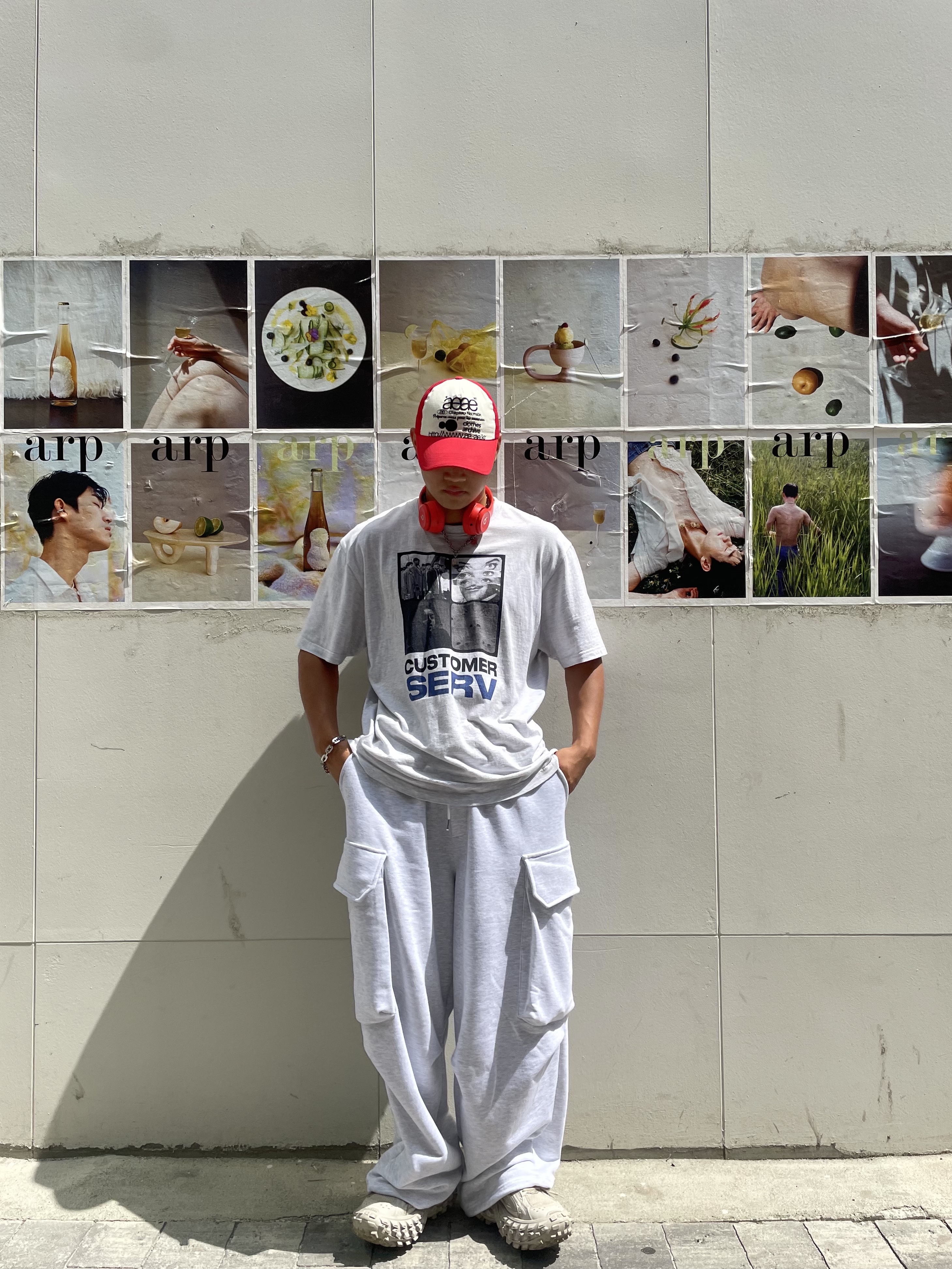 Balenciaga Defender Sneakers Beige 착용 스타일 - 5