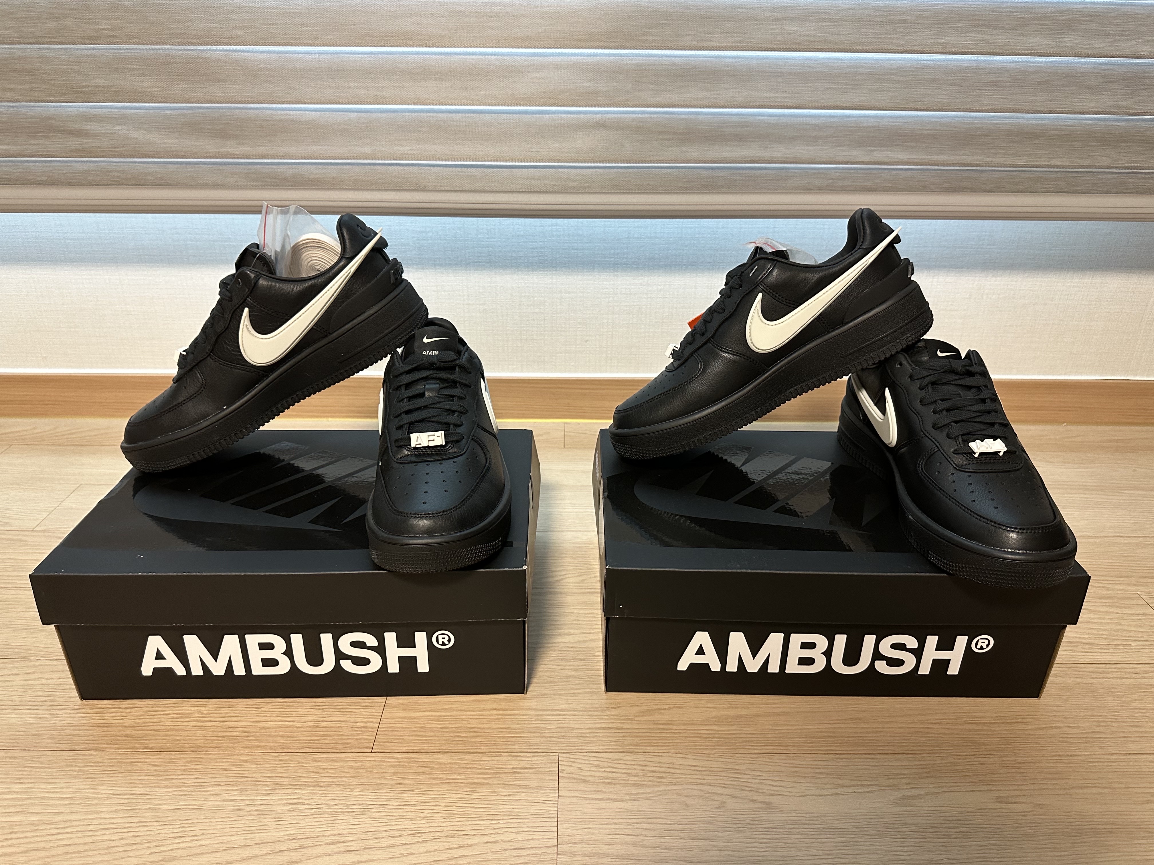 Nike x Ambush Air Force 1 Low SP Black 착용 스타일 - 1